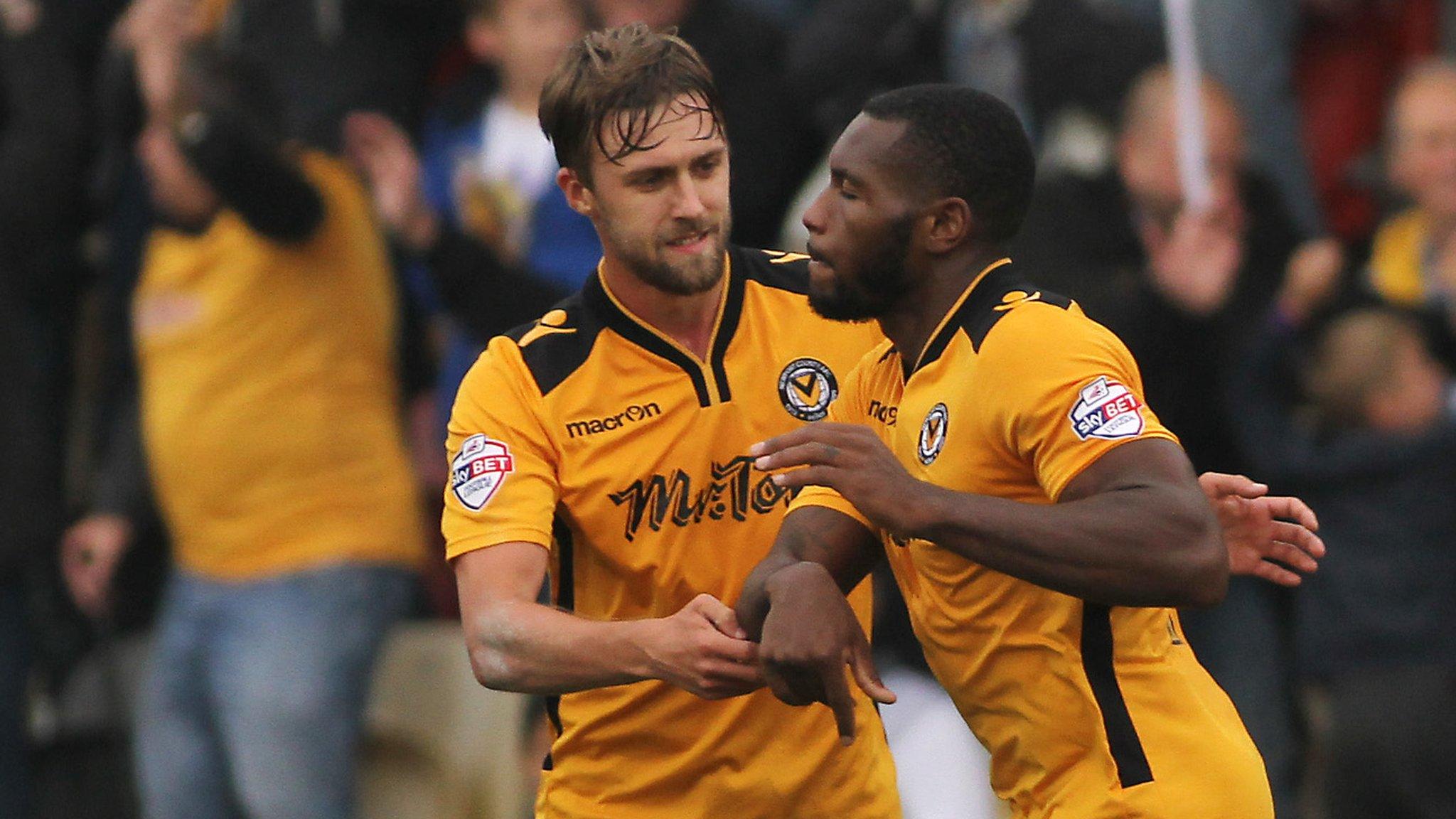 Lenell John-Lewis celebrates his goal