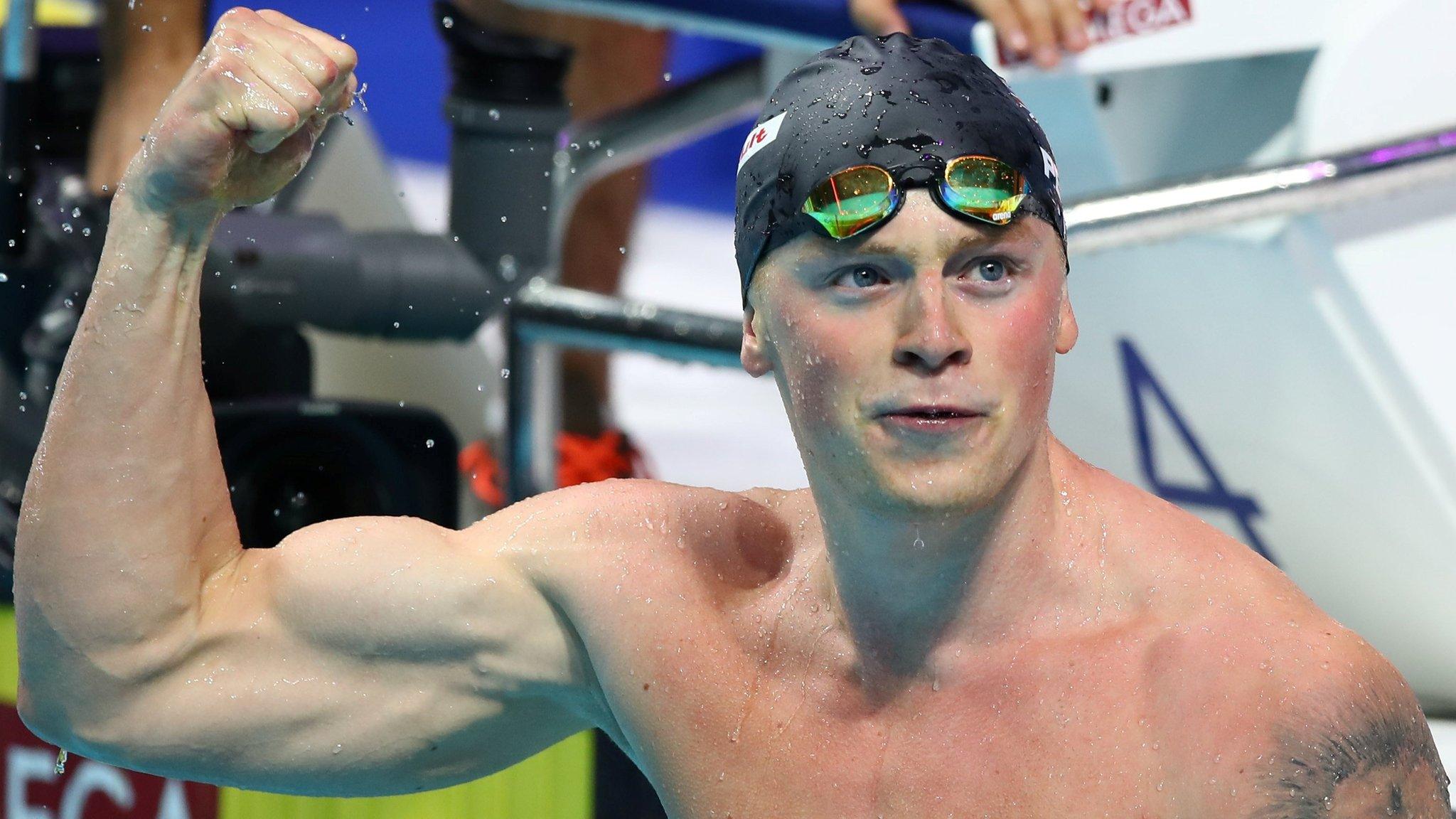 Swimmer Adam Peaty