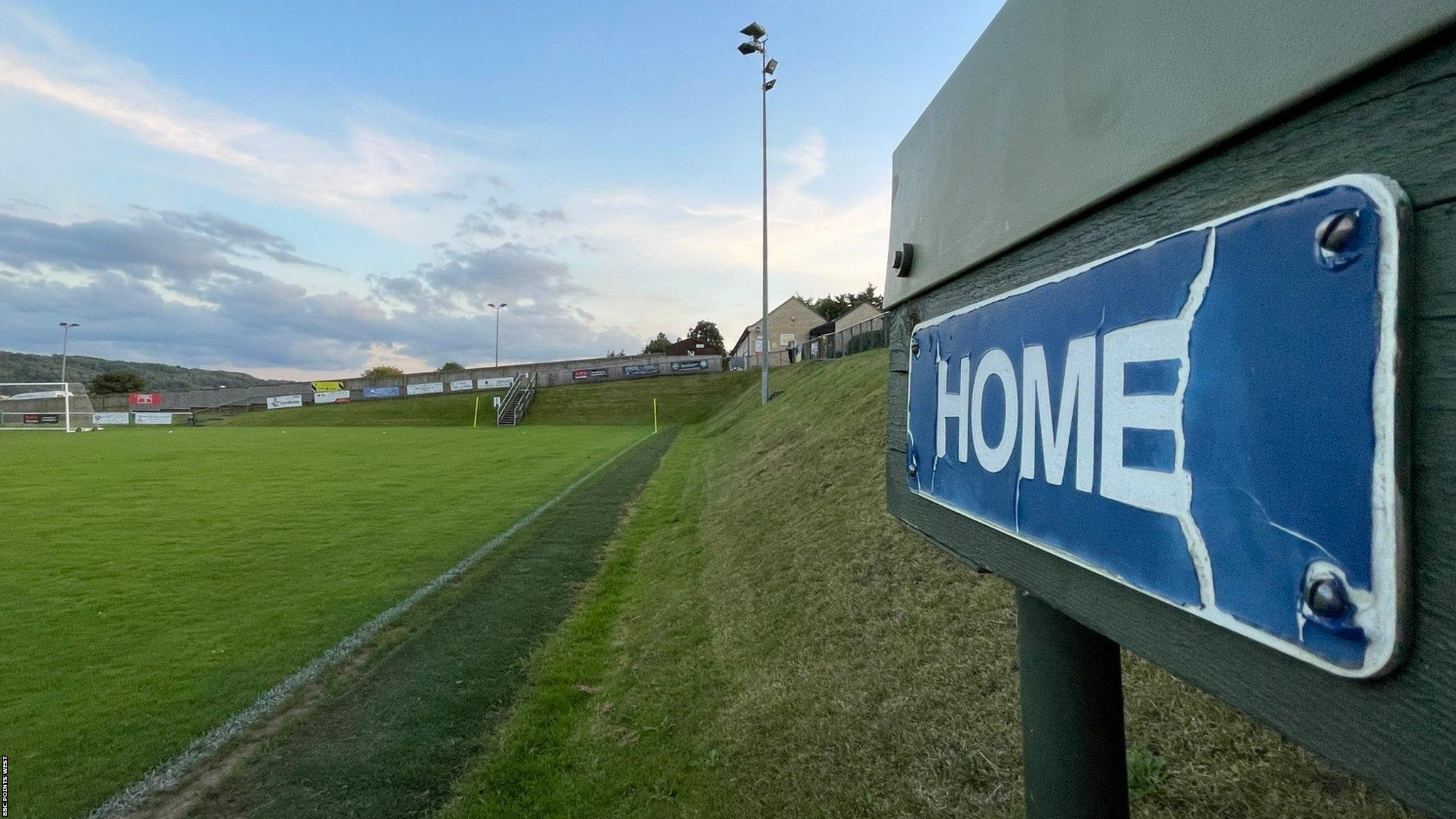 Larkhall Athletic's ground Plain Ham