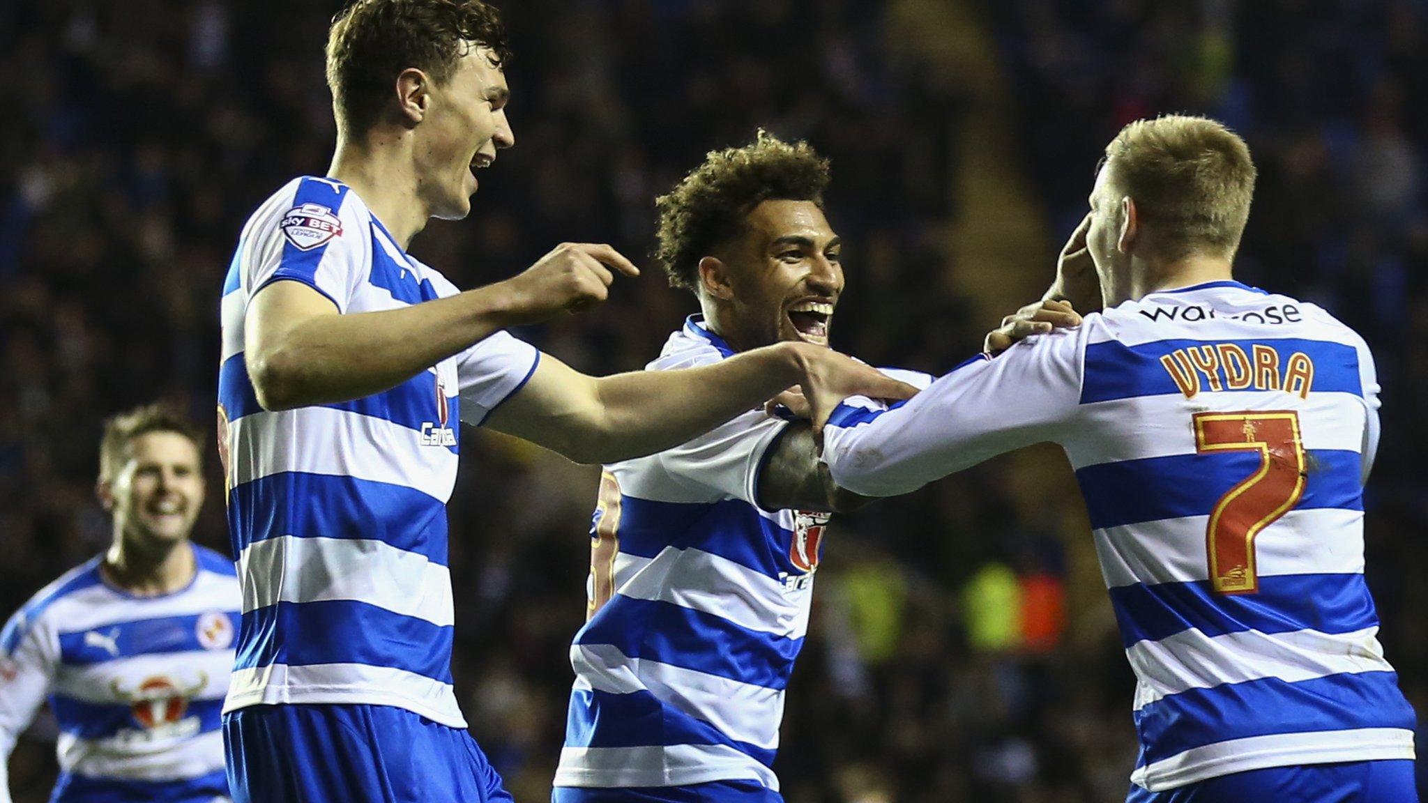 Reading players celebrate