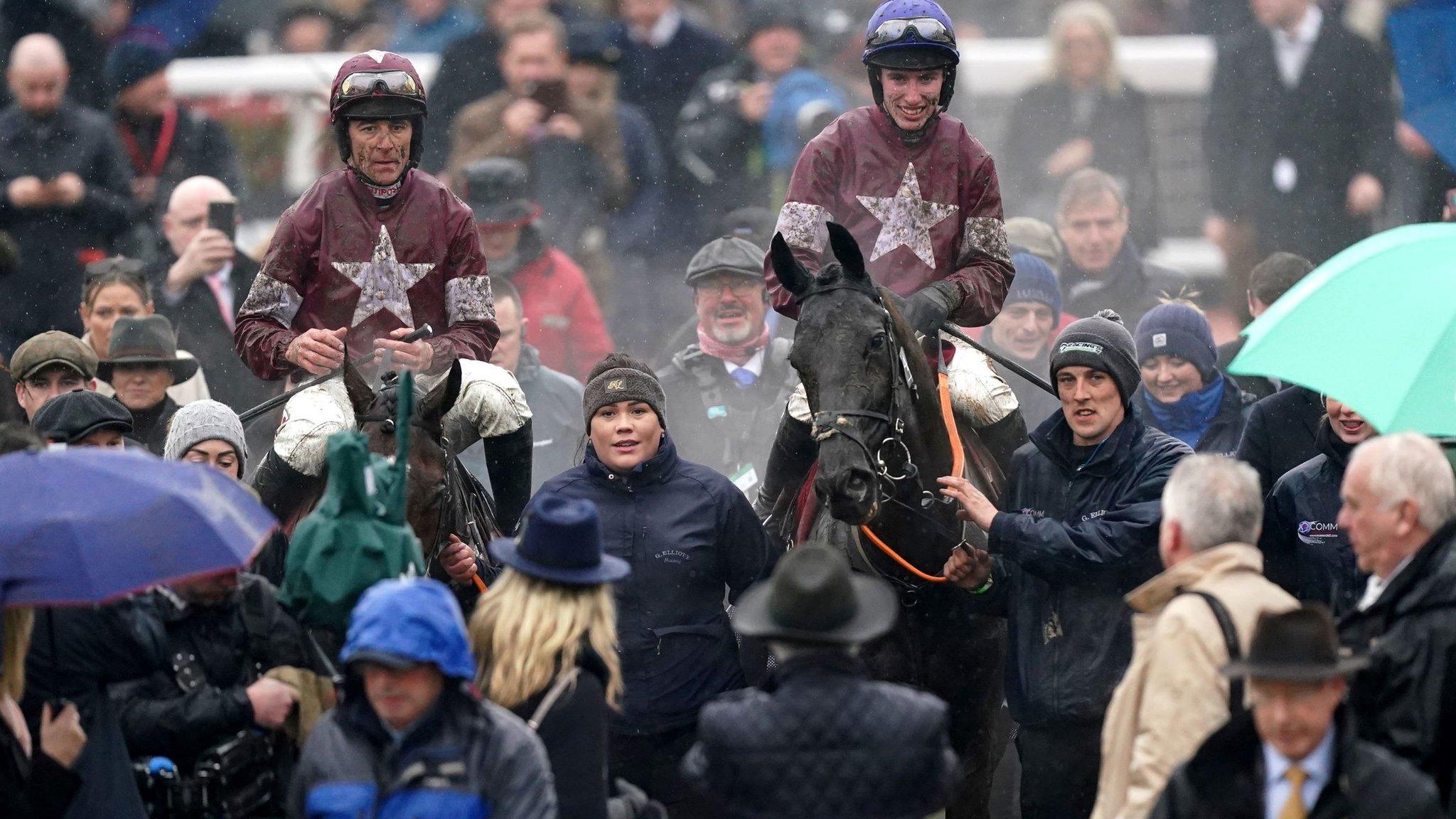 Tiger Roll and Delta Work after the Cross Country Chase at Cheltenham in March