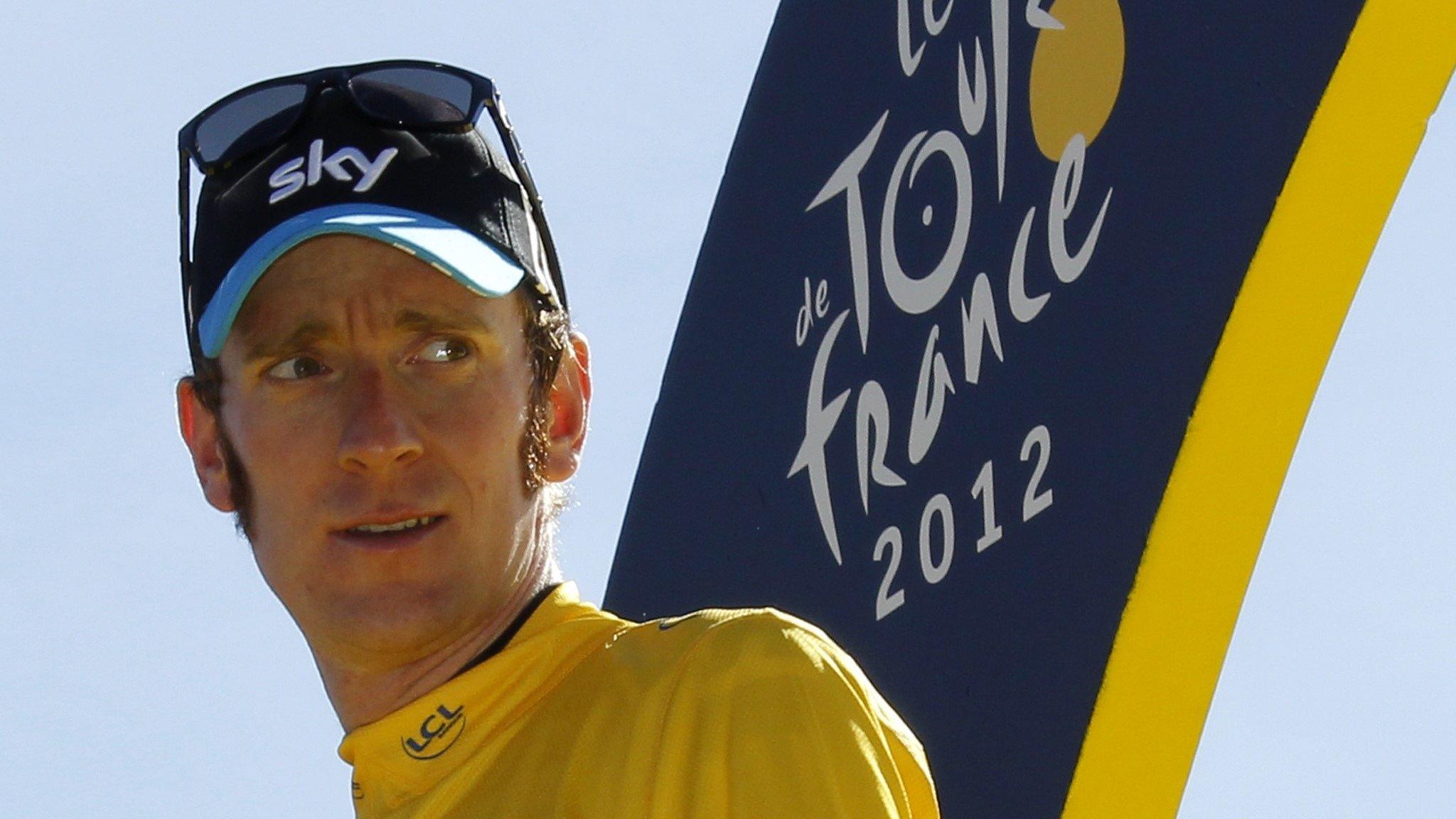 Sir Bradley Wiggins at the 2012 Tour de France