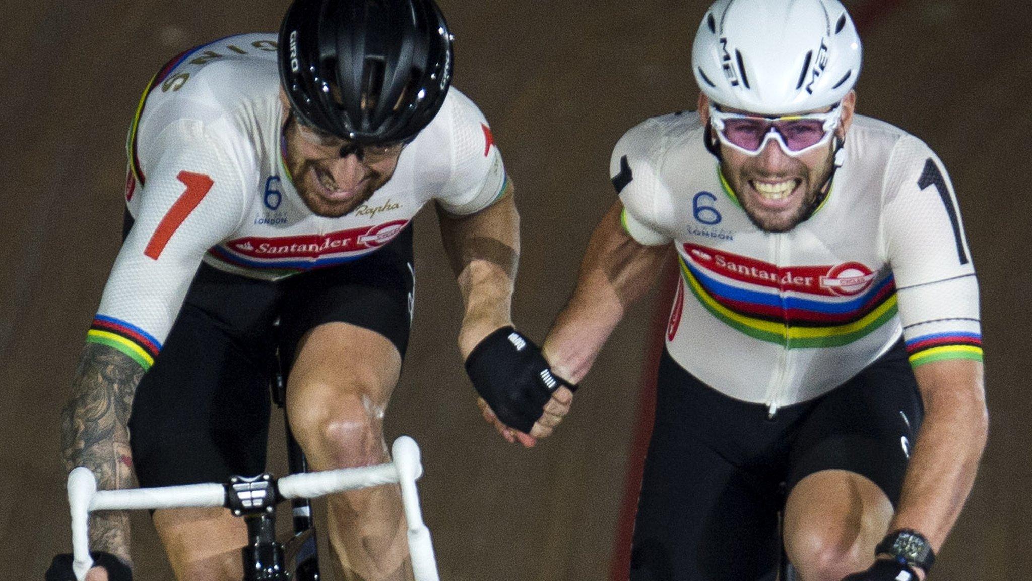 Sir Bradley Wiggins and Mark Cavendish