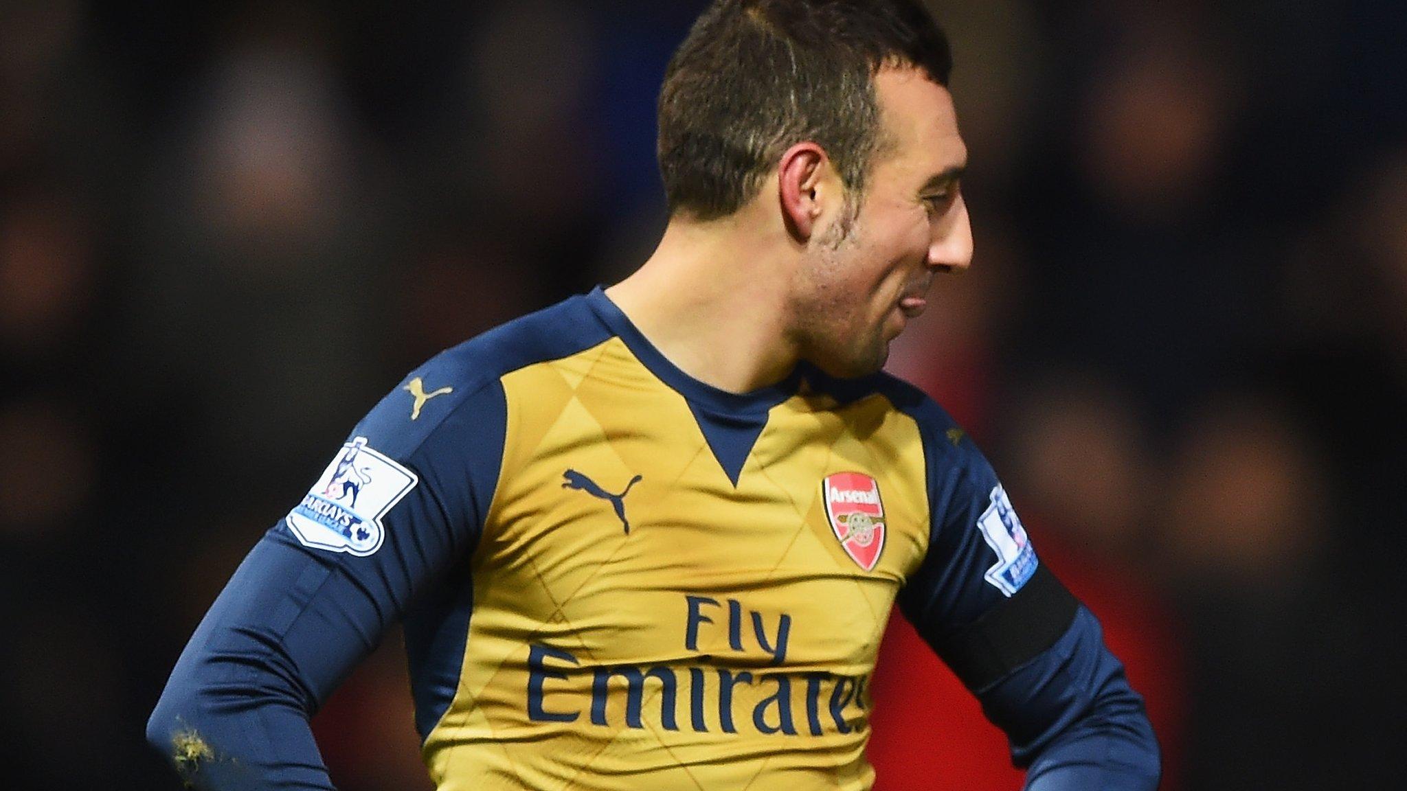 Arsenal midfielder Santi Cazorla