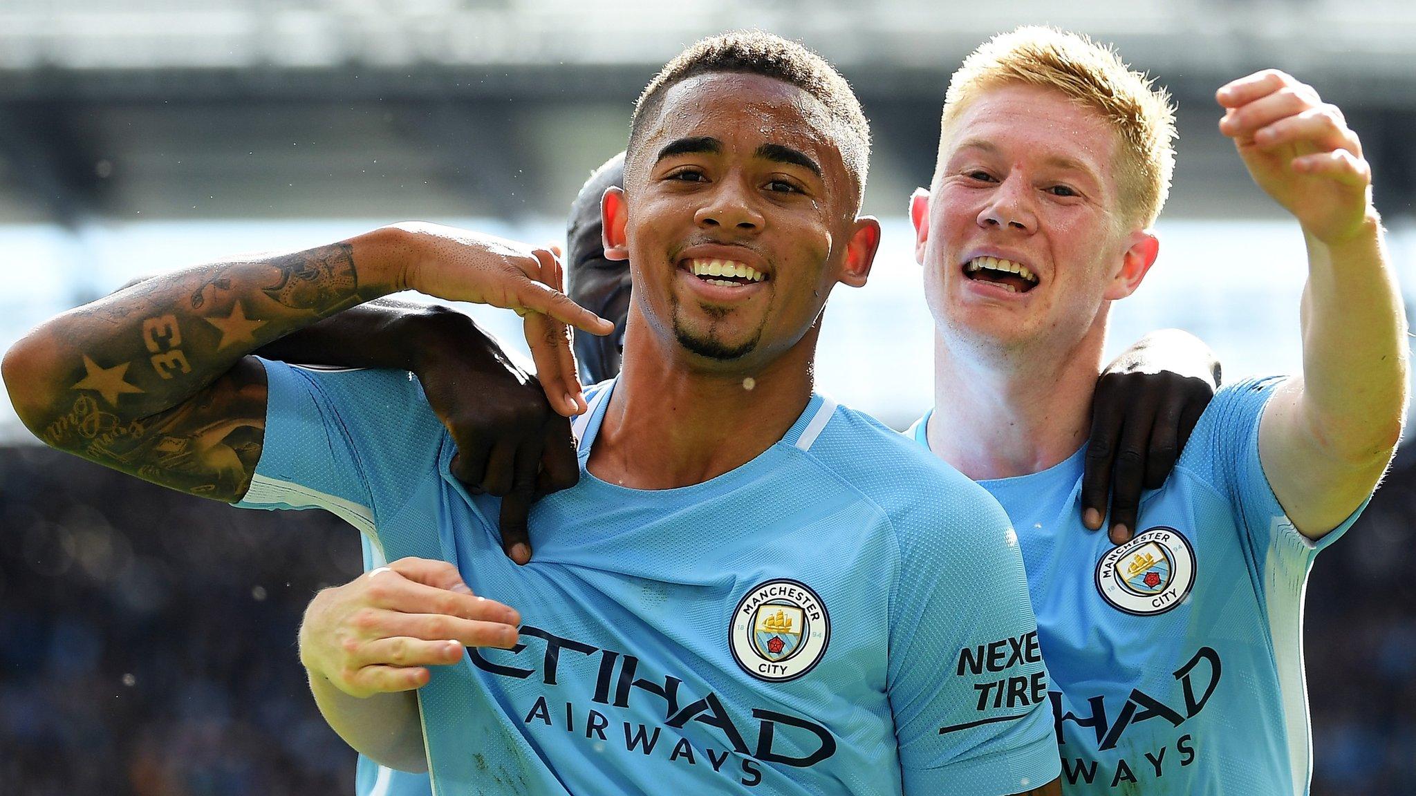 Gabriel Jesus and Kevin de Bruyne