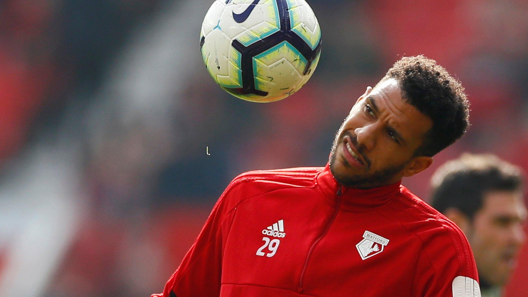 Watford's Etienne Capoue with a football