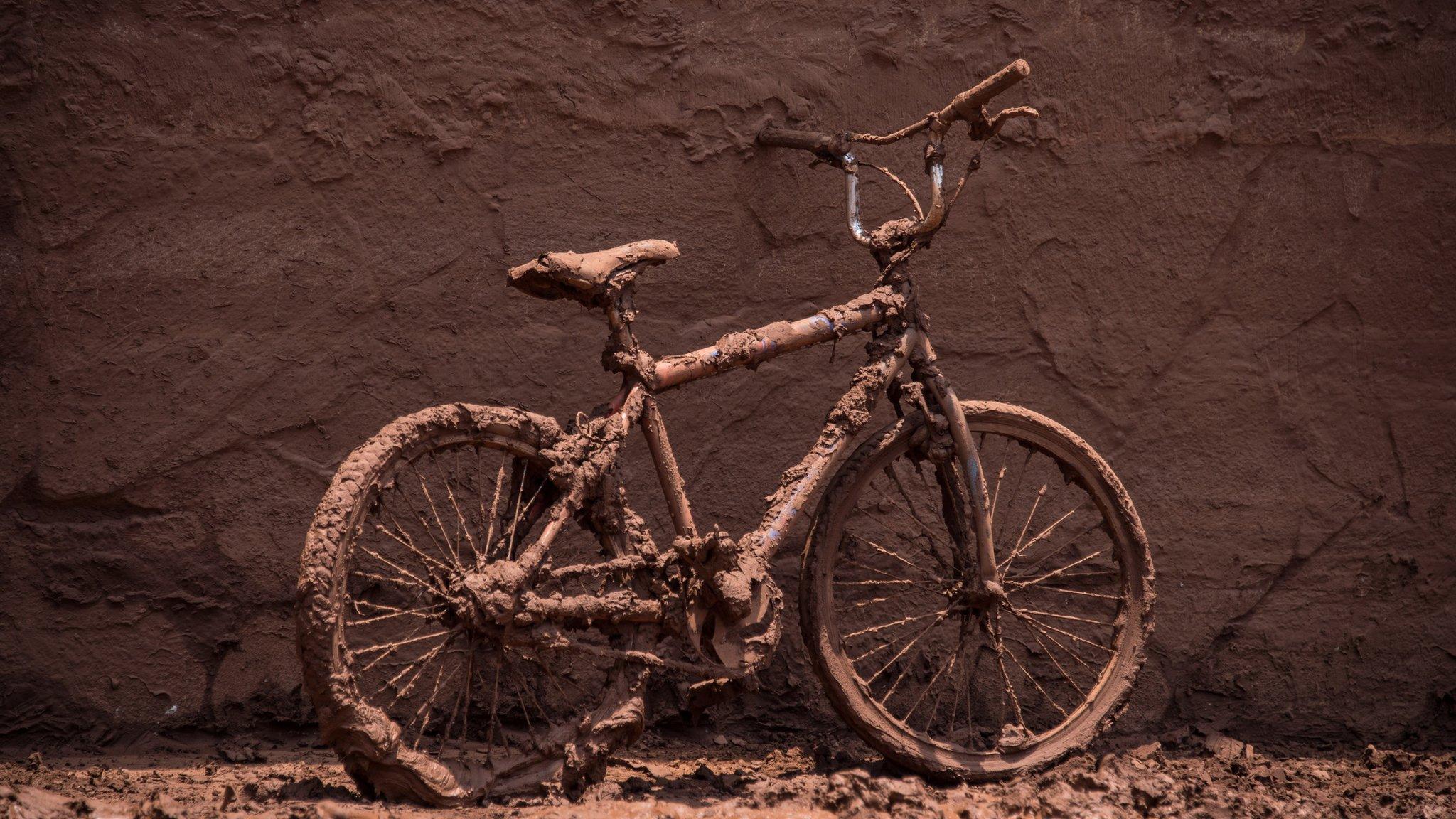 Bicycle in Barra Longo City 60km from the mine