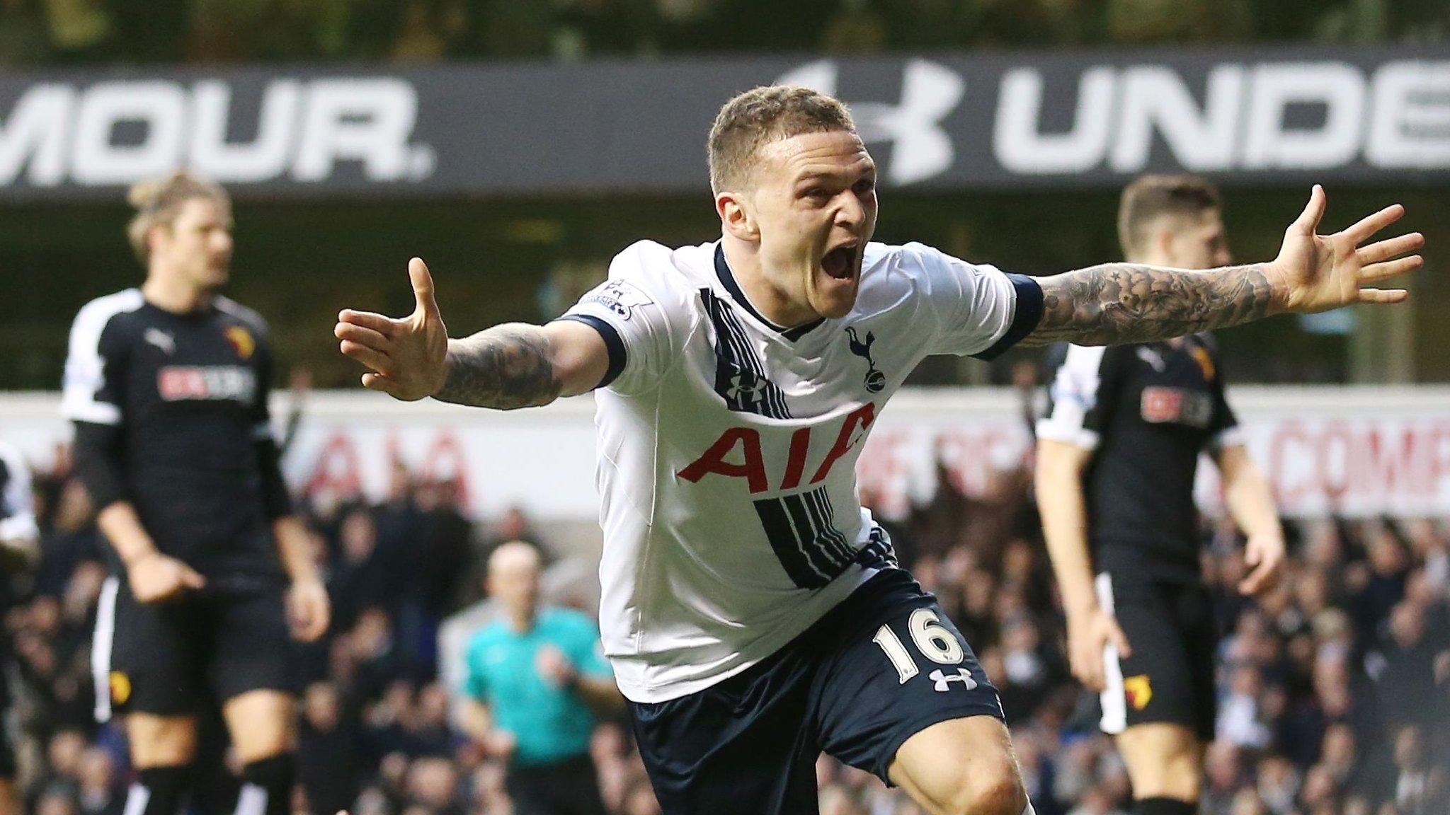 Kieran Trippier celebrates