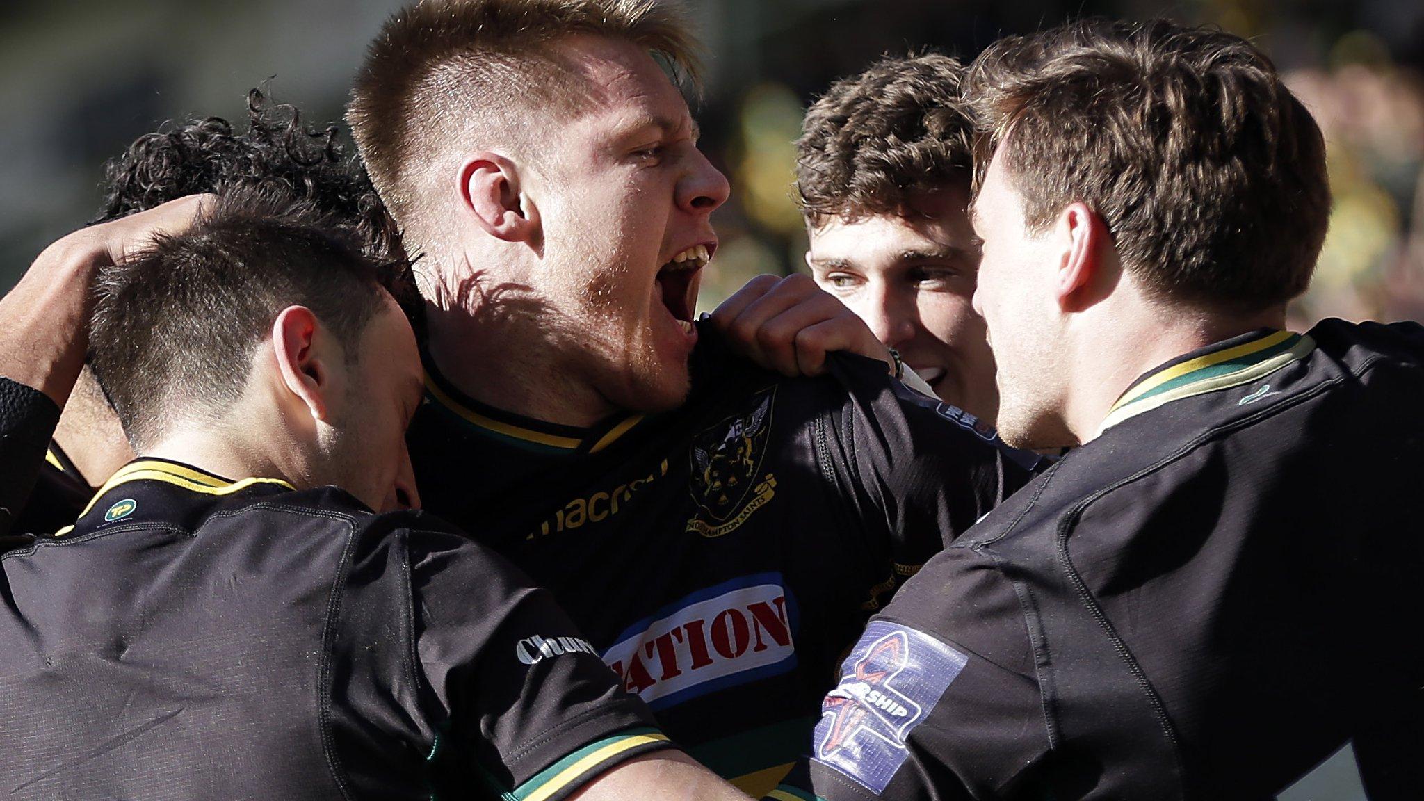 Northampton Saints celebrate