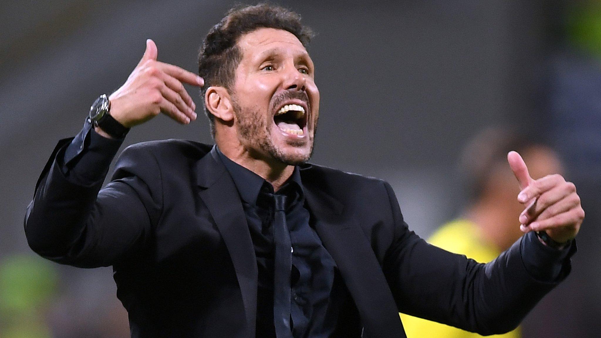 Atletico Madrid boss Diego Simeone