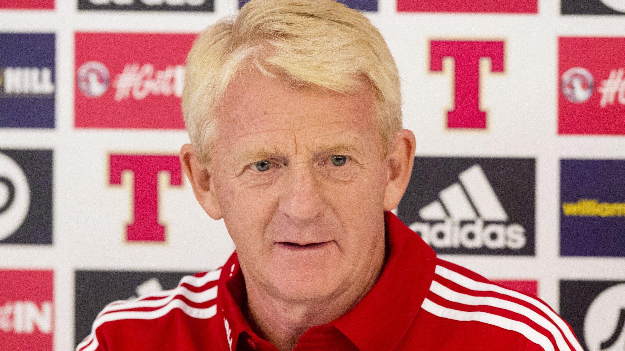 Scotland head coach Gordon Strachan