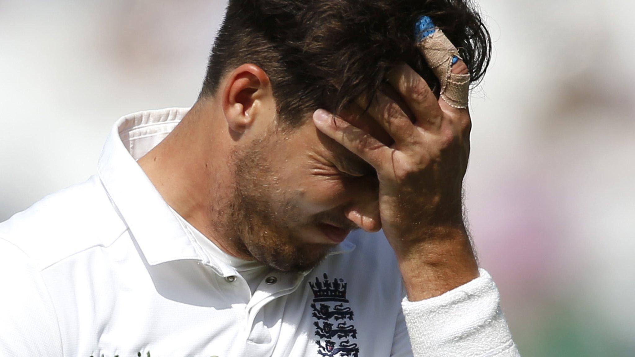 England fast bowler Steven Finn