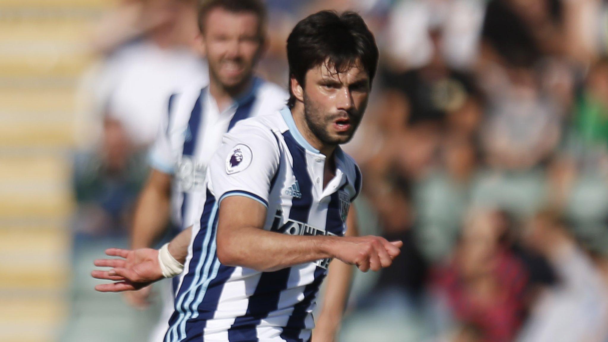 West Bromwich Albion midfielder Claudio Yacob