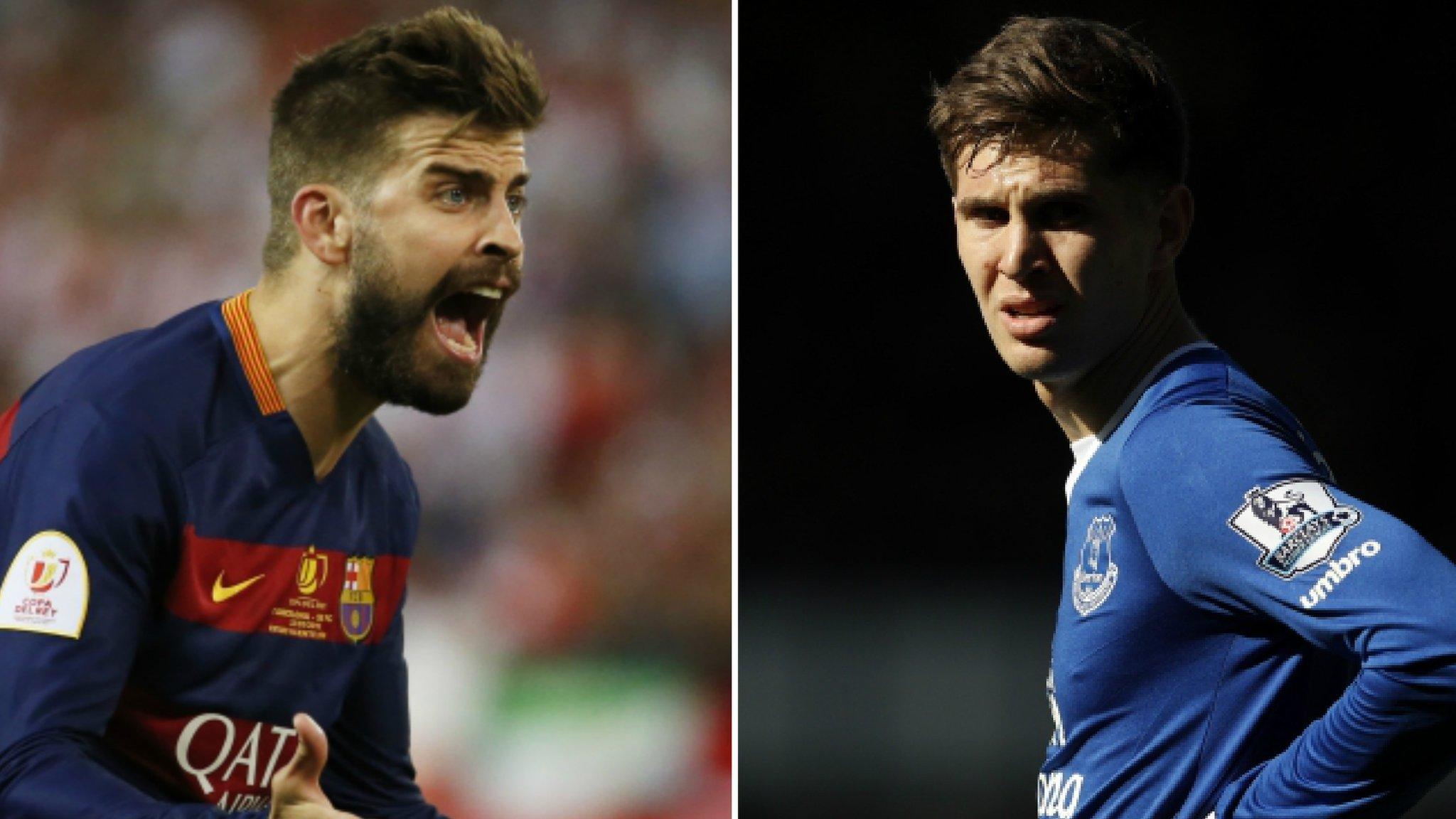 Gerard Pique and John Stones