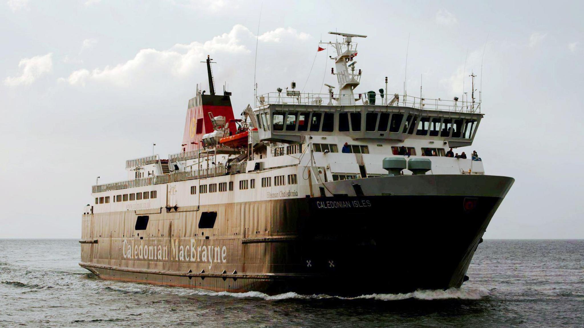 The MV Caledonian Isles at sea