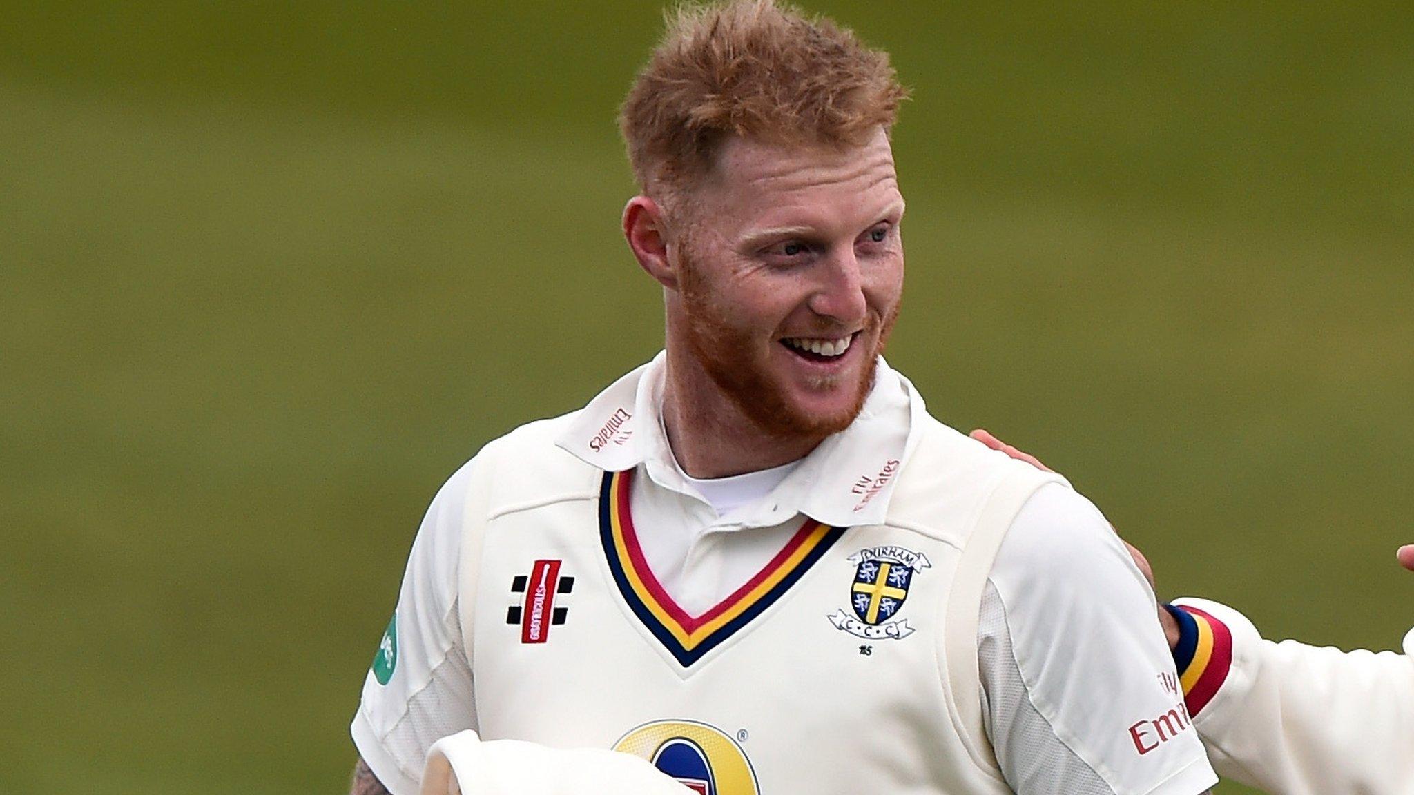 Durham and England all-rounder Ben Stokes