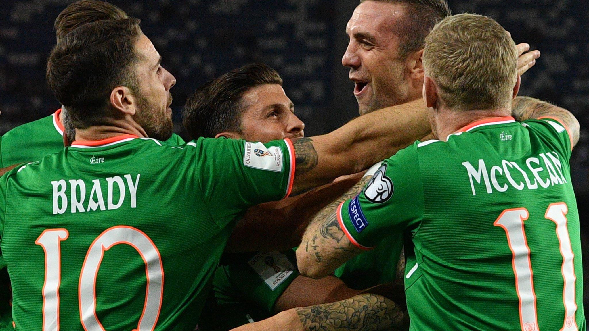 Republic of Ireland celebrate