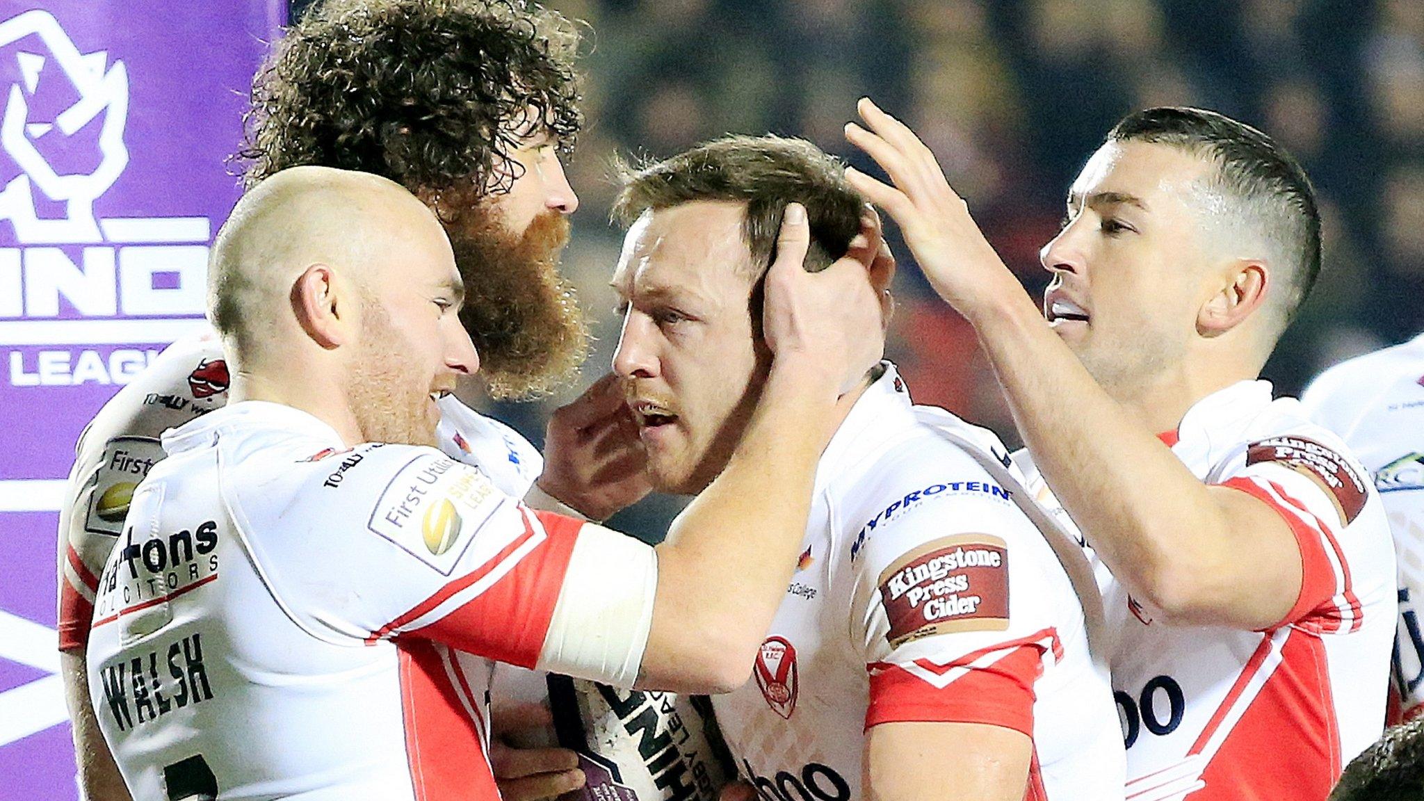 St Helens celebrate