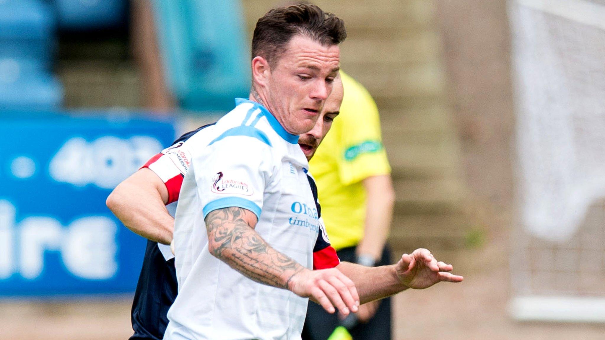 Forfar Athletic striker David Cox