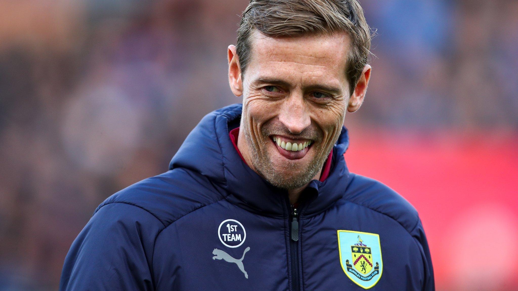 Burnley striker Peter Crouch