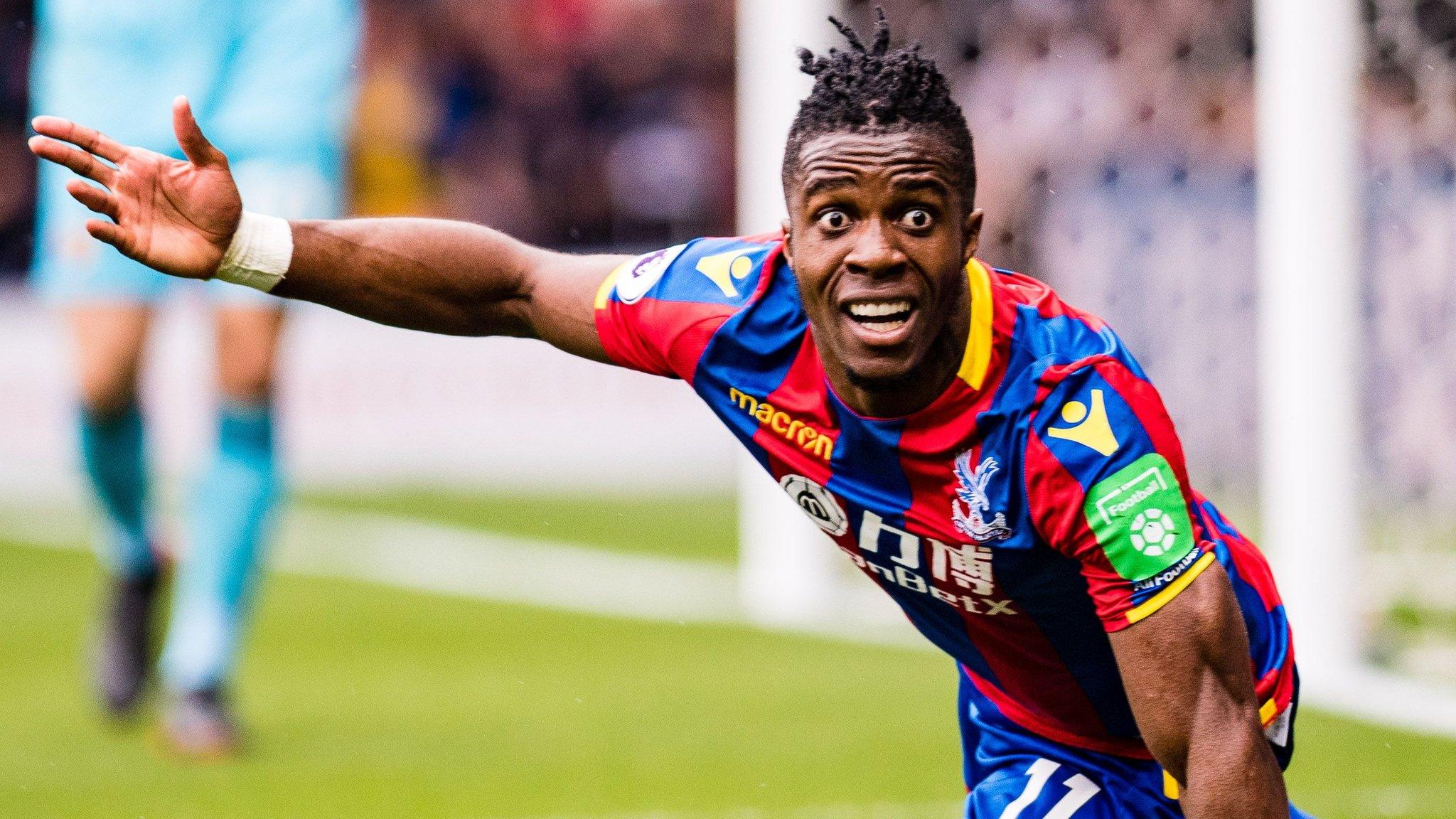 Crystal Palace forward Wilfried Zaha