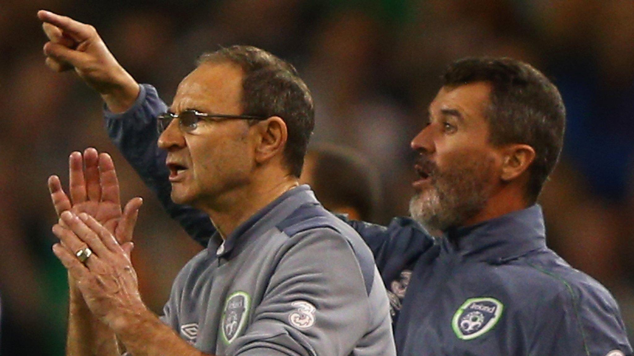 Martin O'Neill and Roy Keane