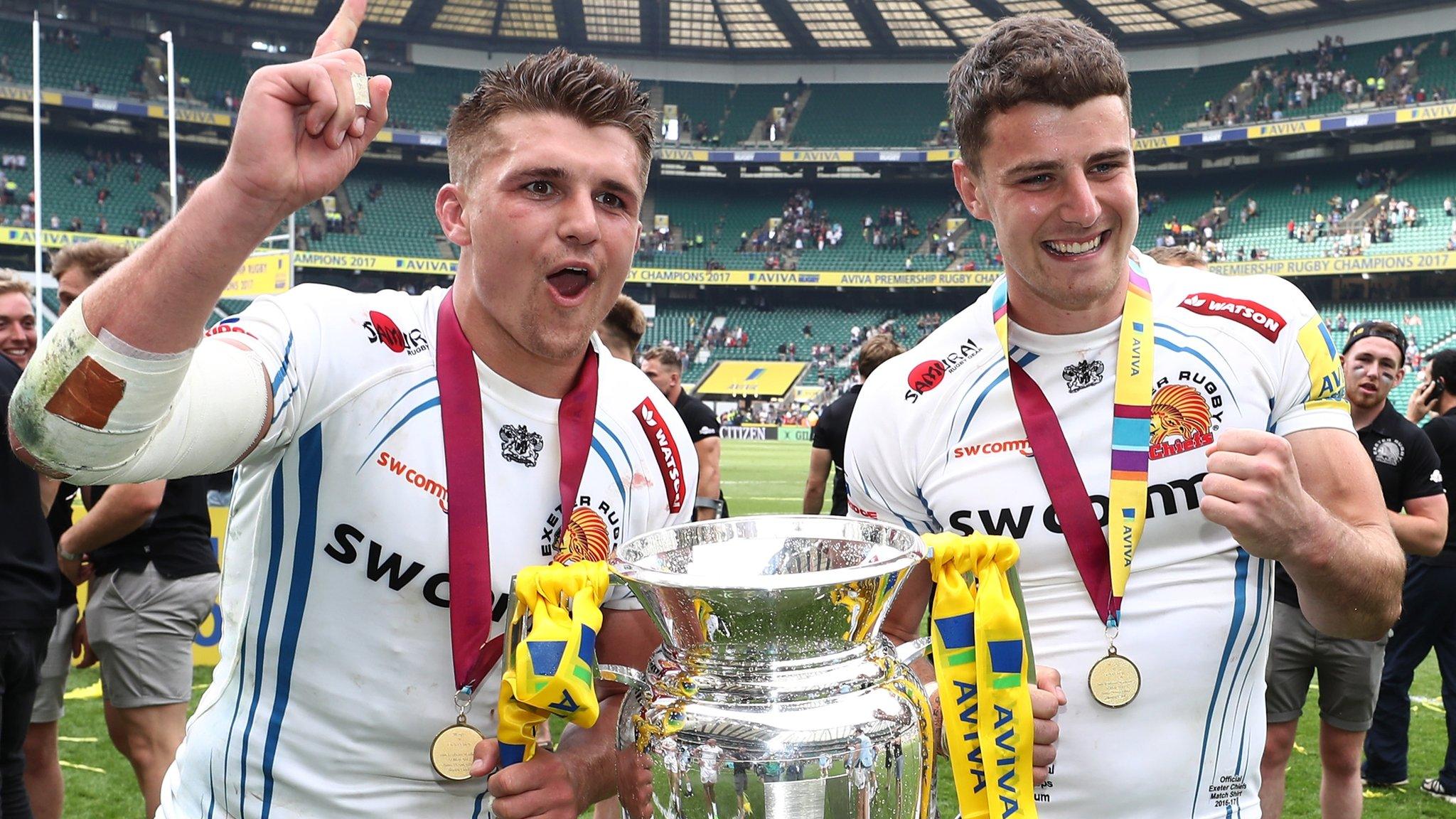 Henry Slade and Ollie Devoto