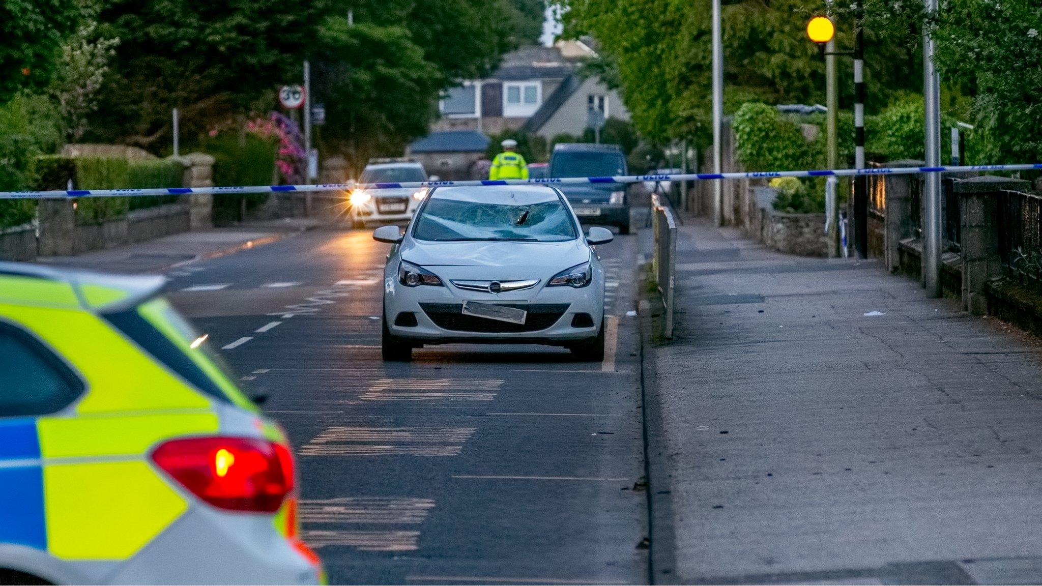 Police at the scene