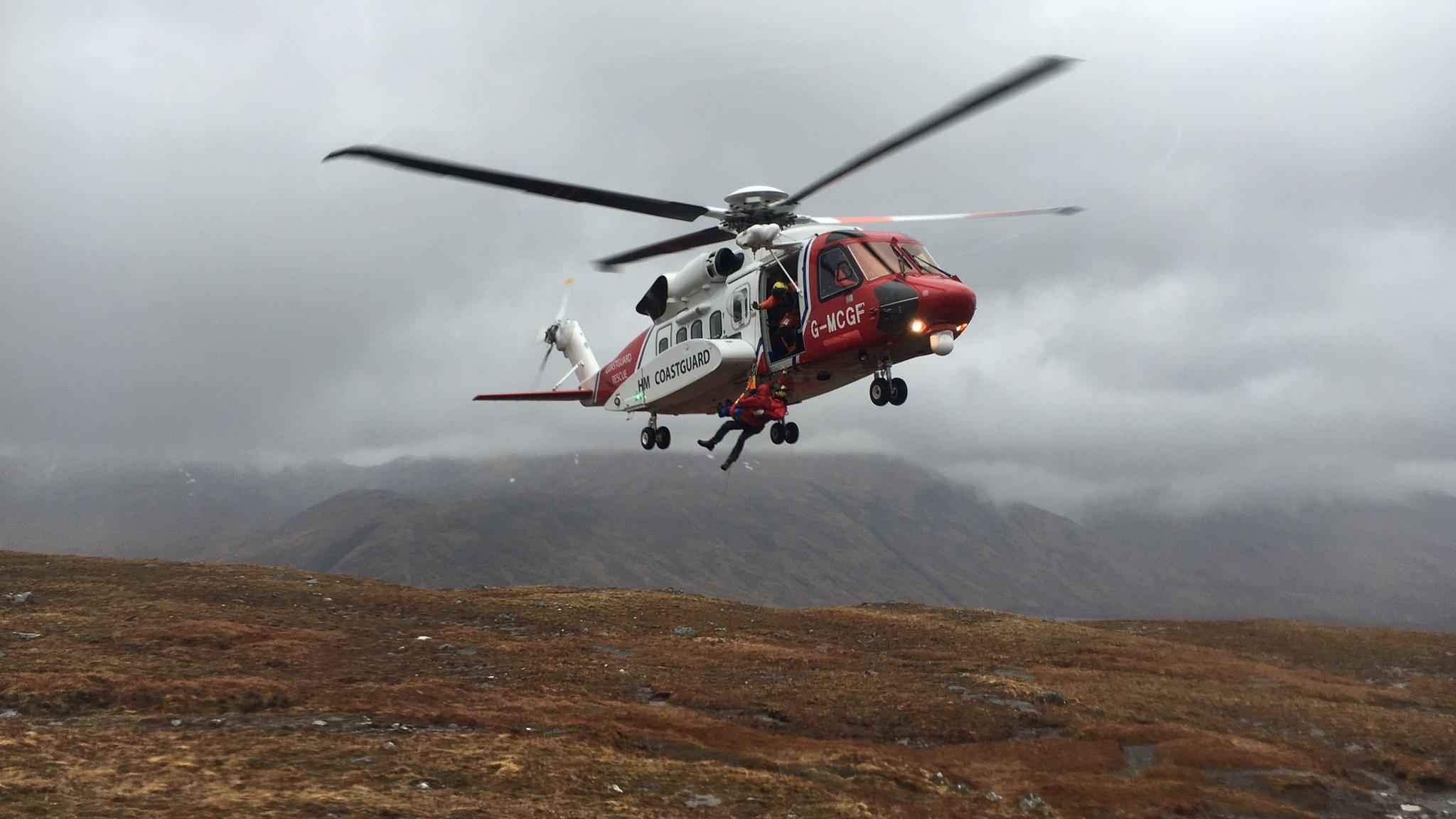 Inverness-based Coastguard helicopter