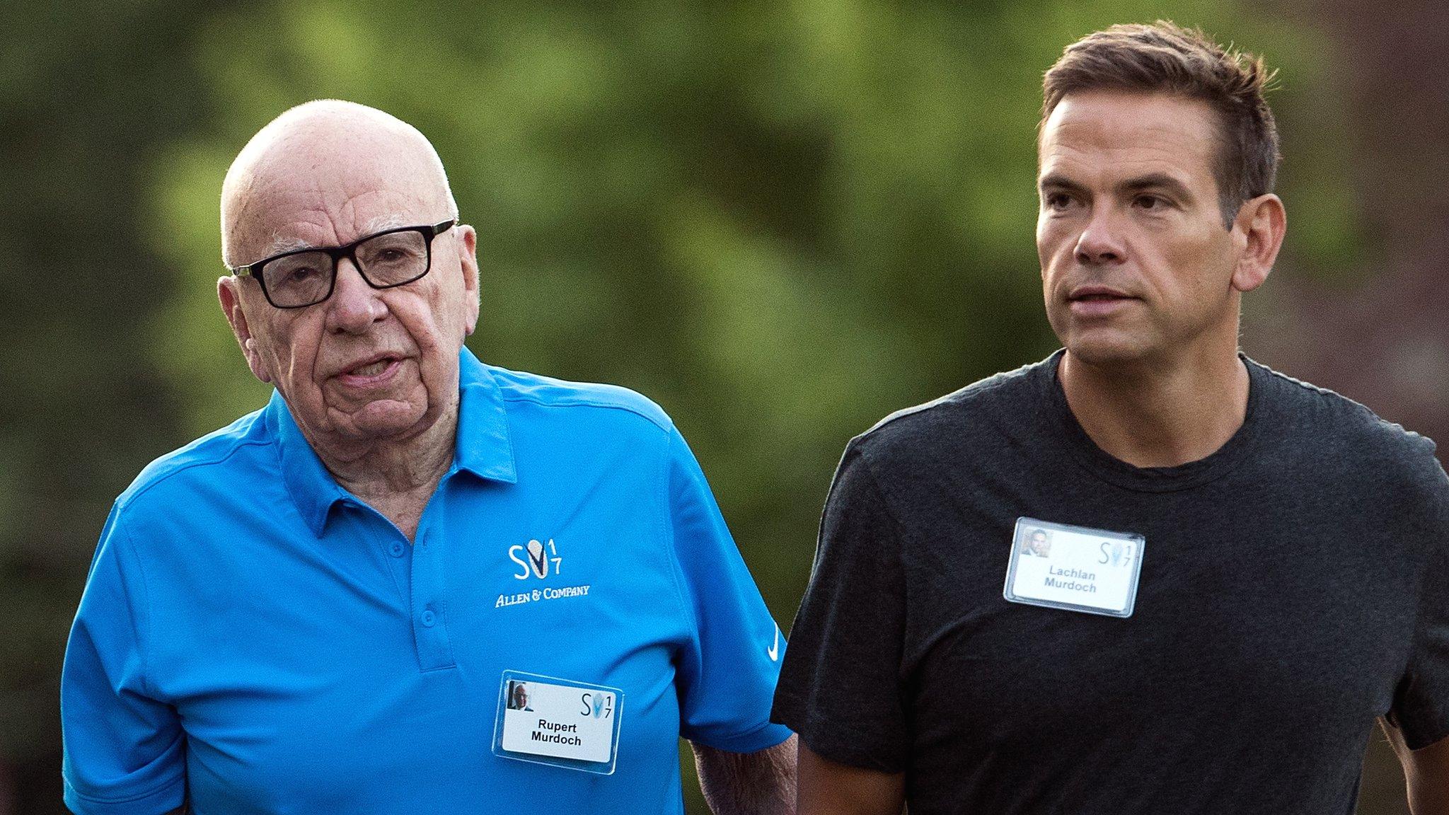 Rupert Murdoch and Lachlan Murdoch