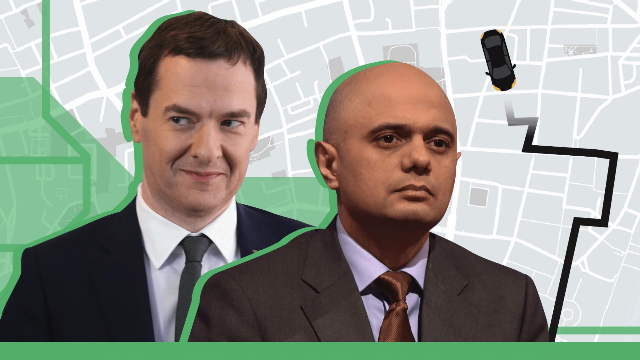 George Osborne and Sajid Javid