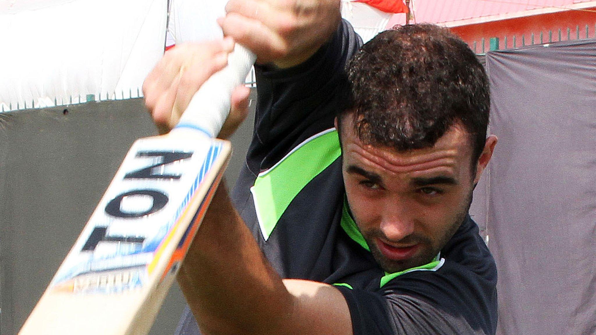 Stuart Thompson was the best of the Irish with the bat against Afghanistan in the first T20