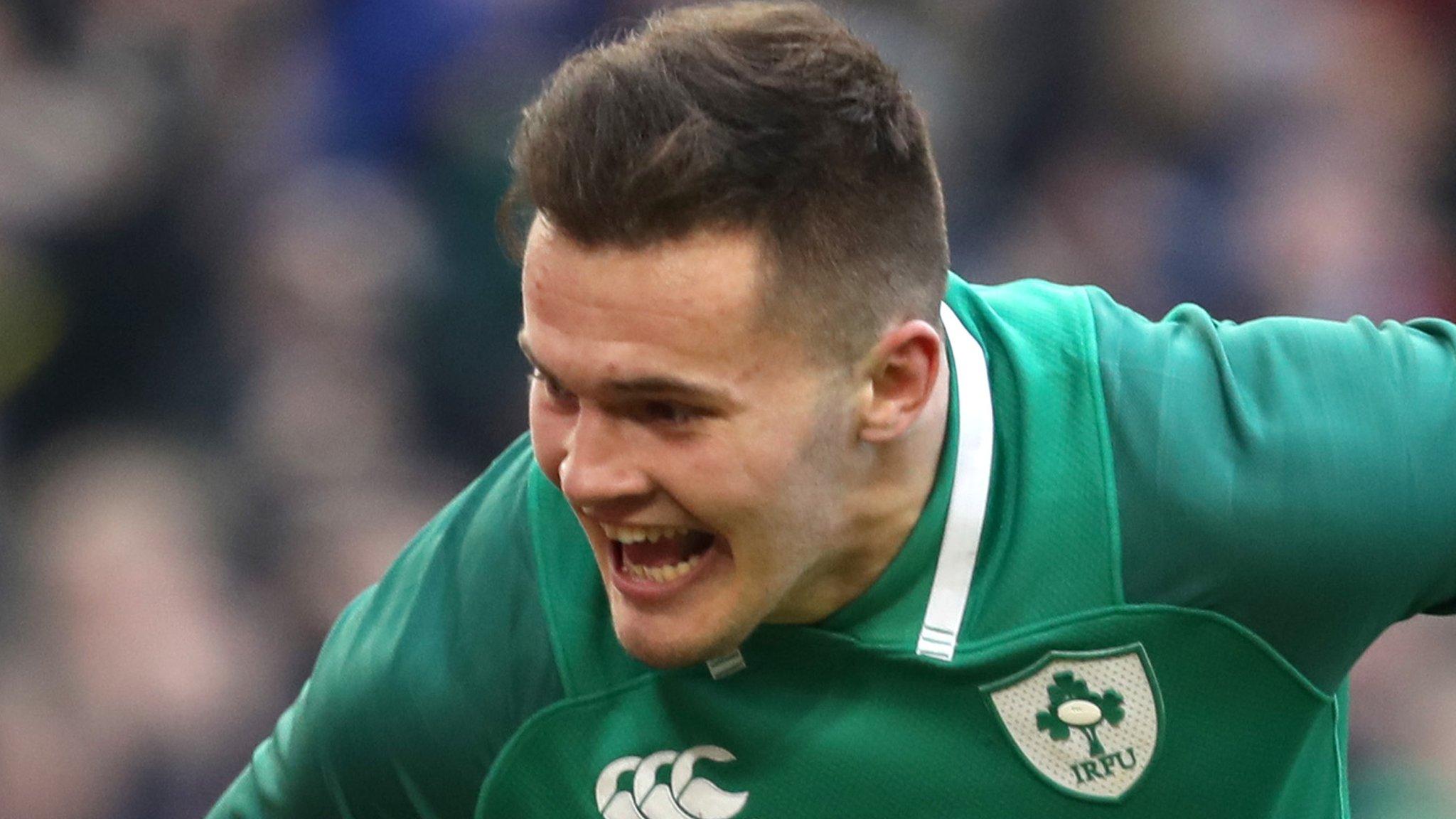 Jacob Stockdale has scored nine tries in his eight Ireland appearances