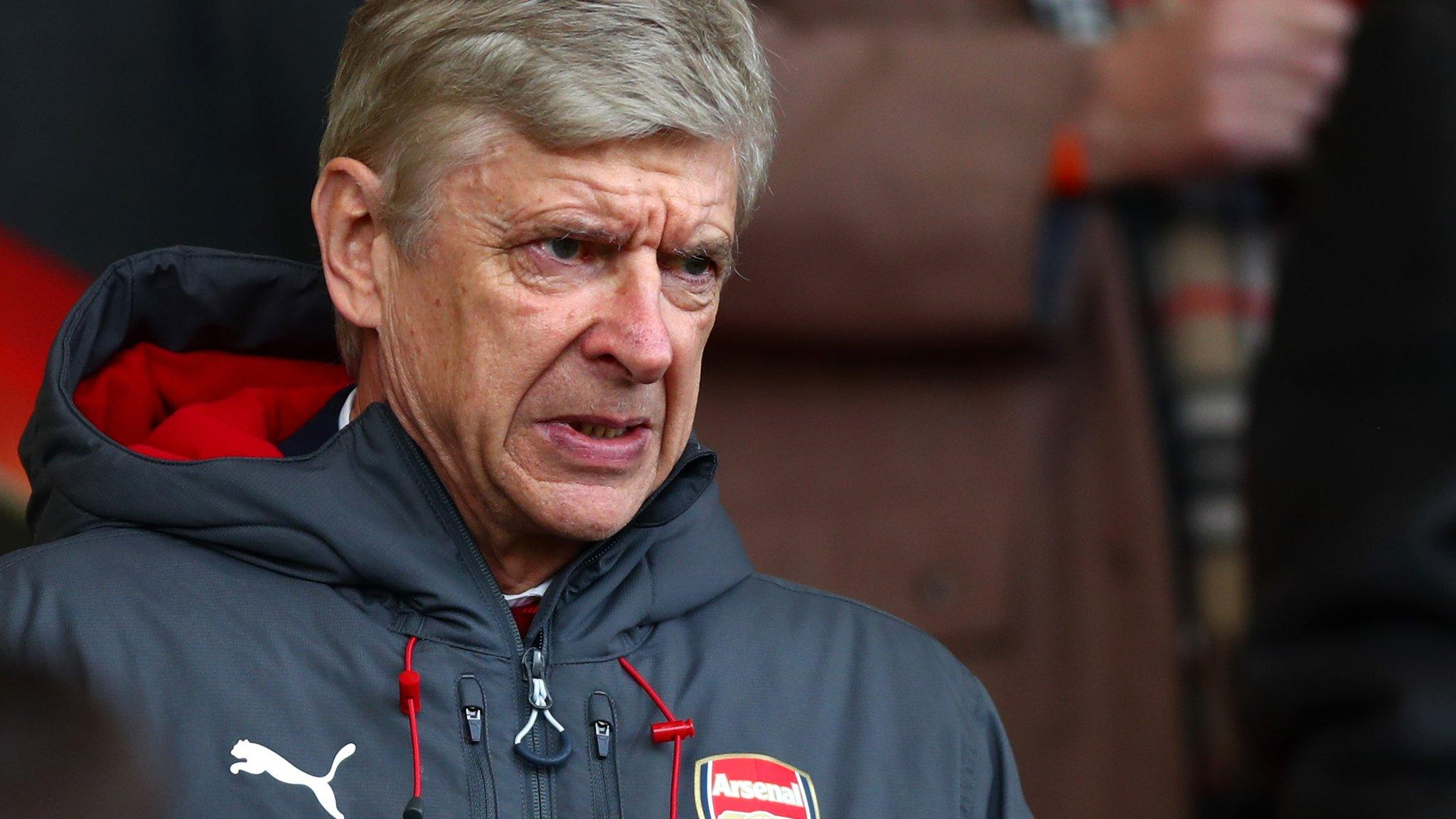 Arsene Wenger watches from the stands as Arsenal lose at Bournemouth