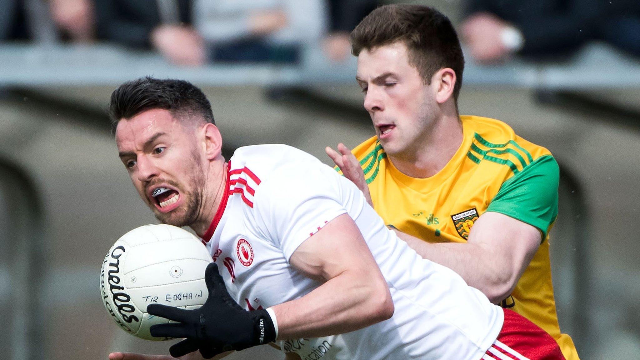 Tyrone will meet Donegal in this year's Ulster Football Championship