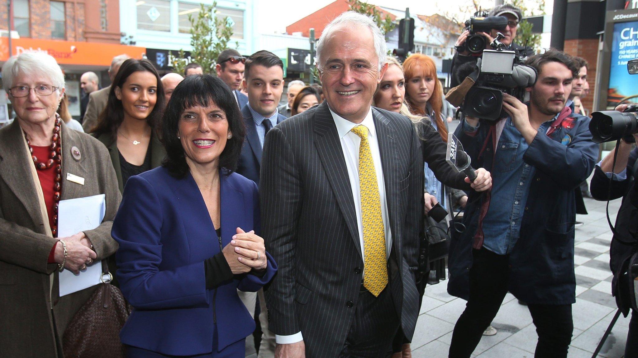 Malcolm Turnbull meeting new MPs in Melbourne - 8 July