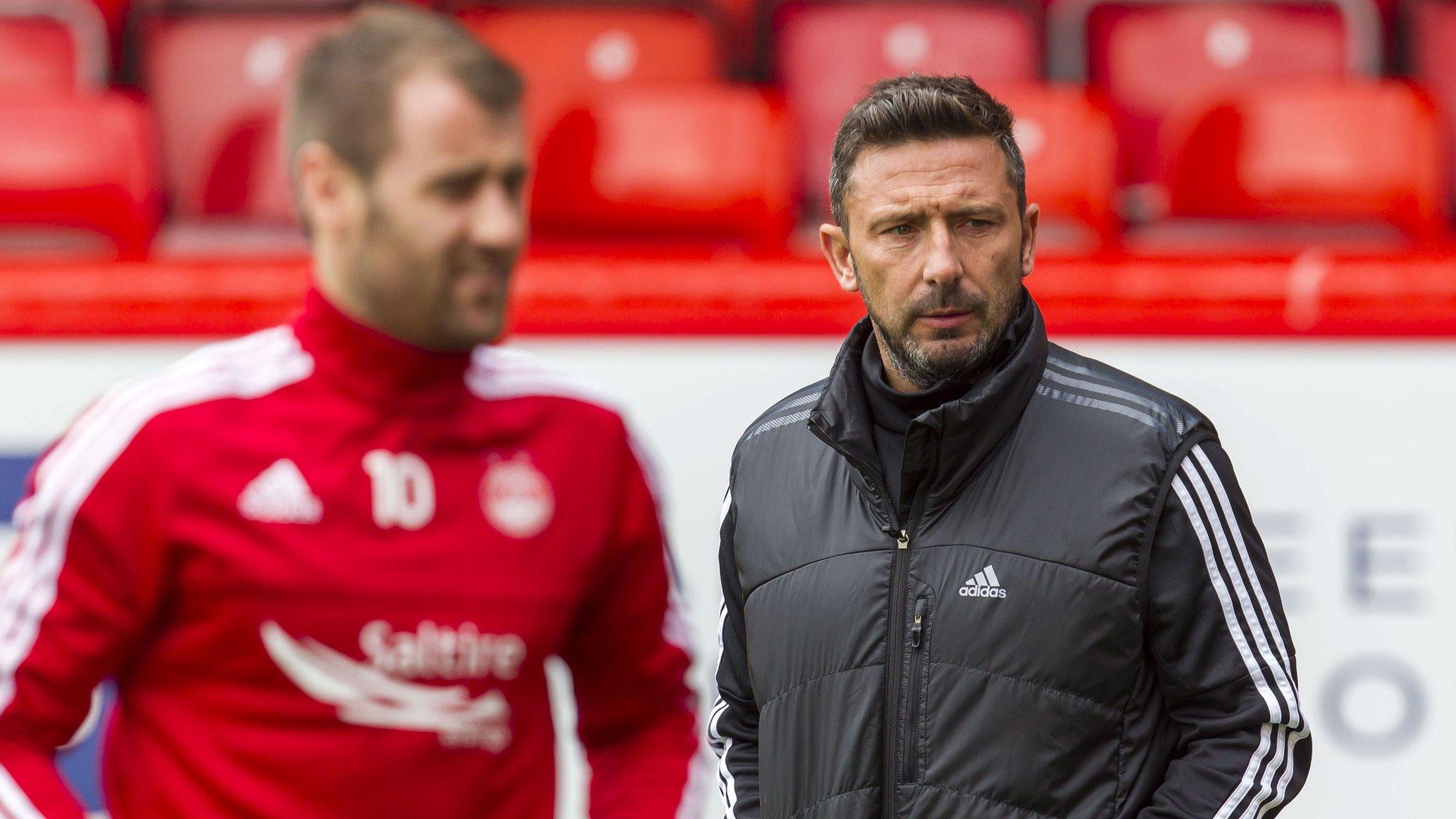 Niall McGinn and Derek McInnes