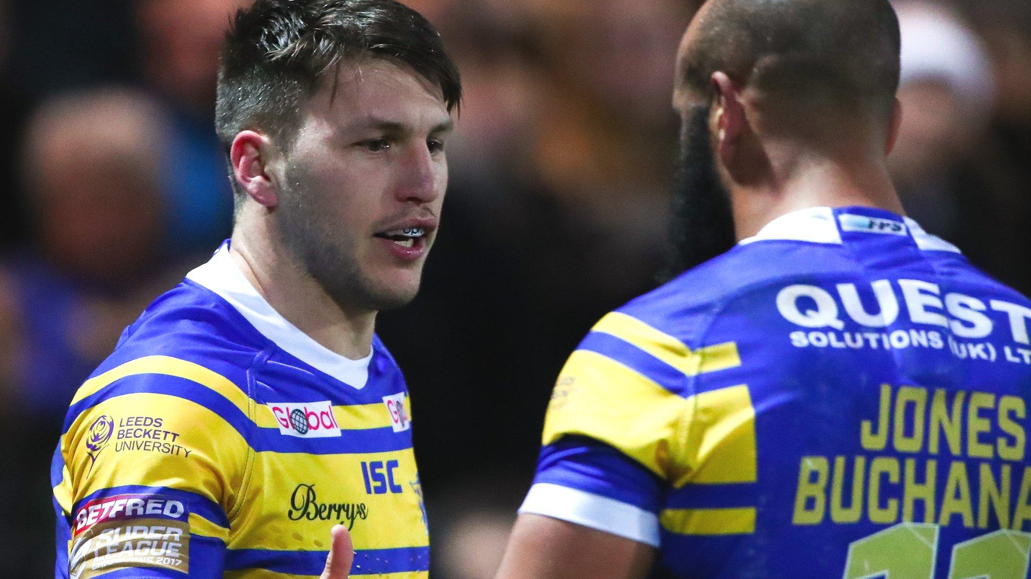 Tom Briscoe in action for Leeds Rhinos