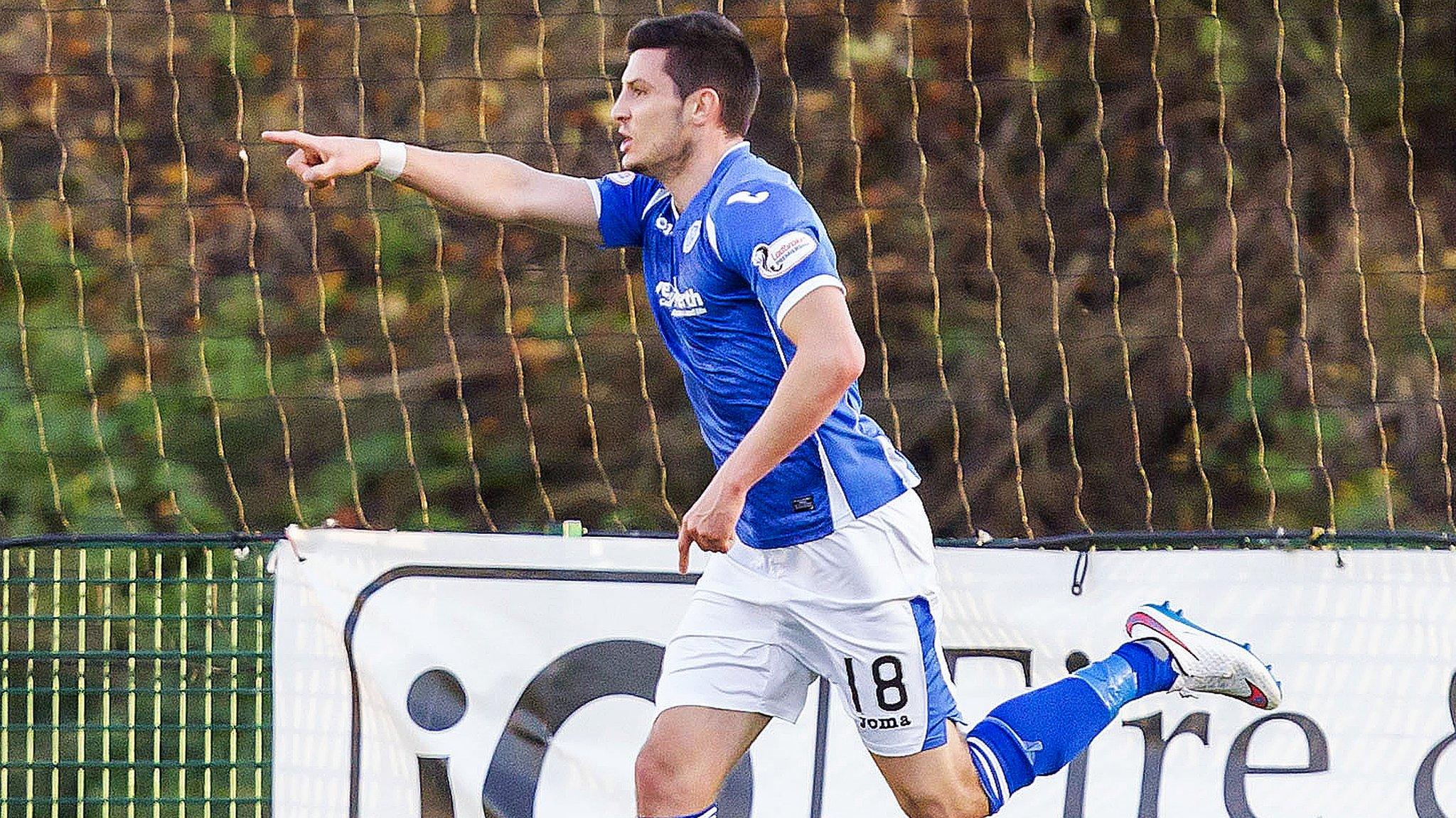 St Johnstone striker Graham Cummins