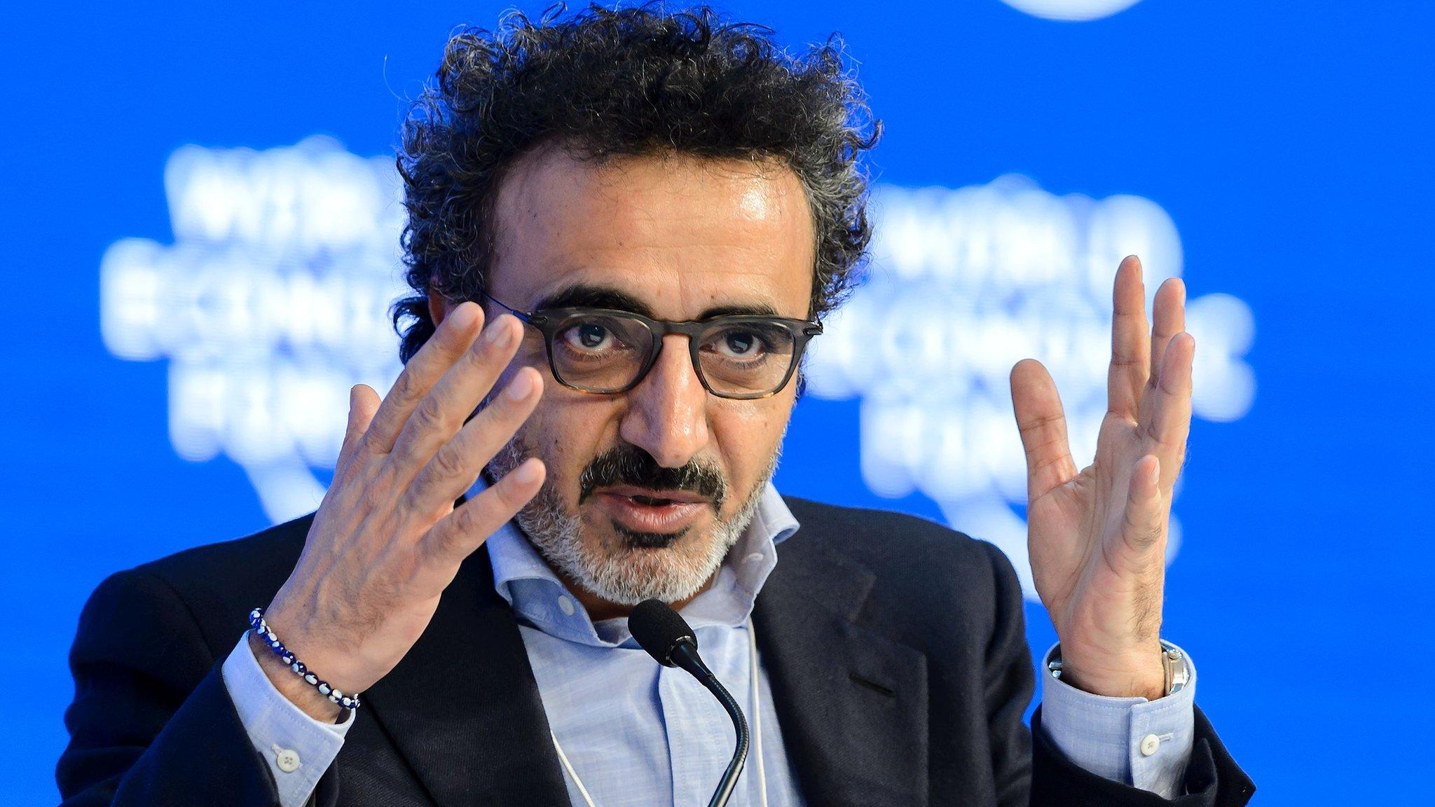 Hamdi Ulukaya, the boss of Chobani in Davos 2016