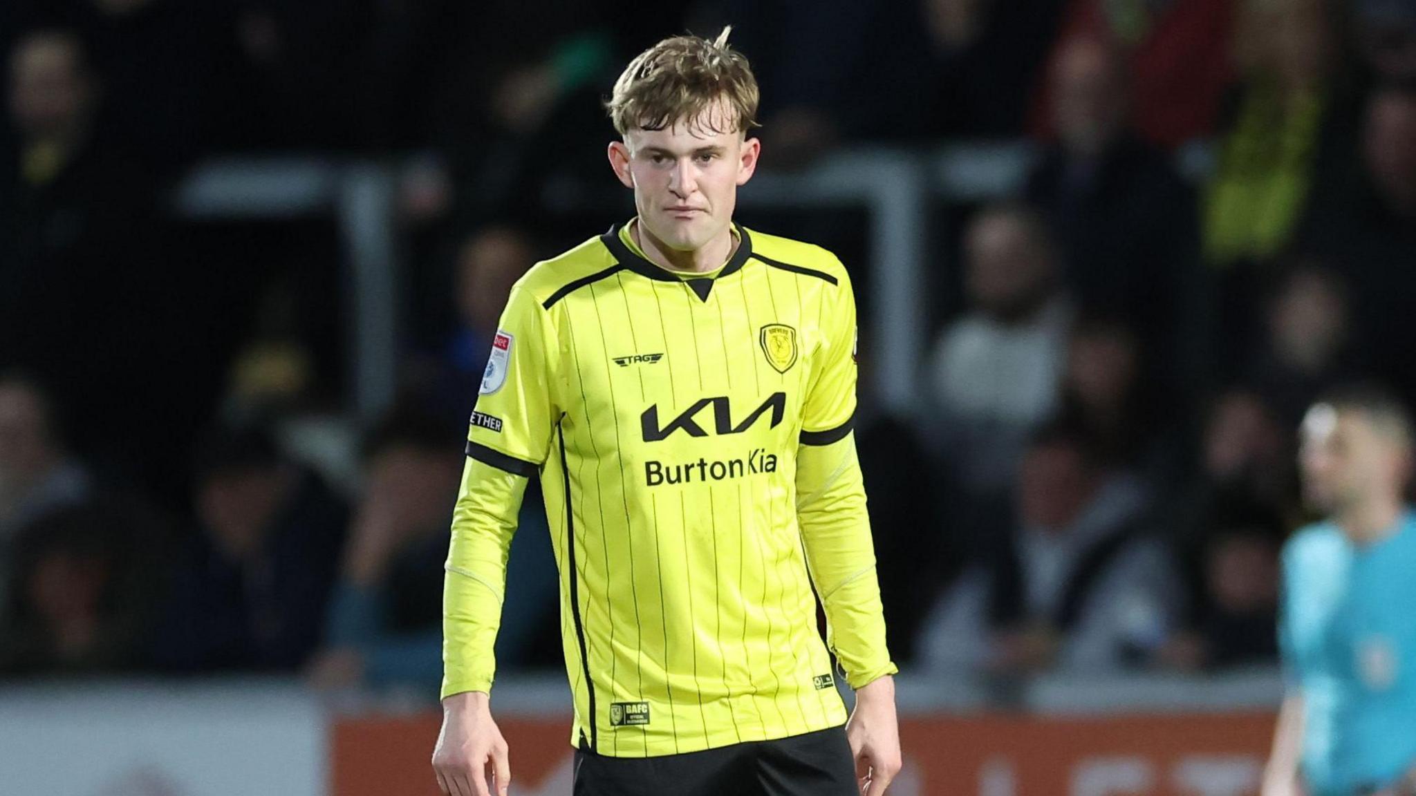 JJ McKiernan in action for Burton Albion