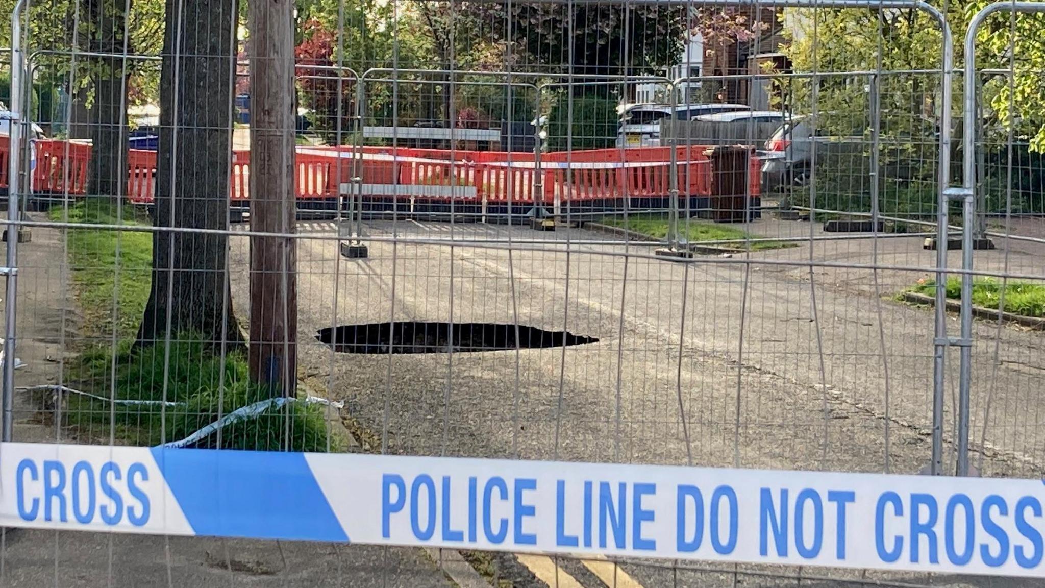 Sinkhole in St Albans