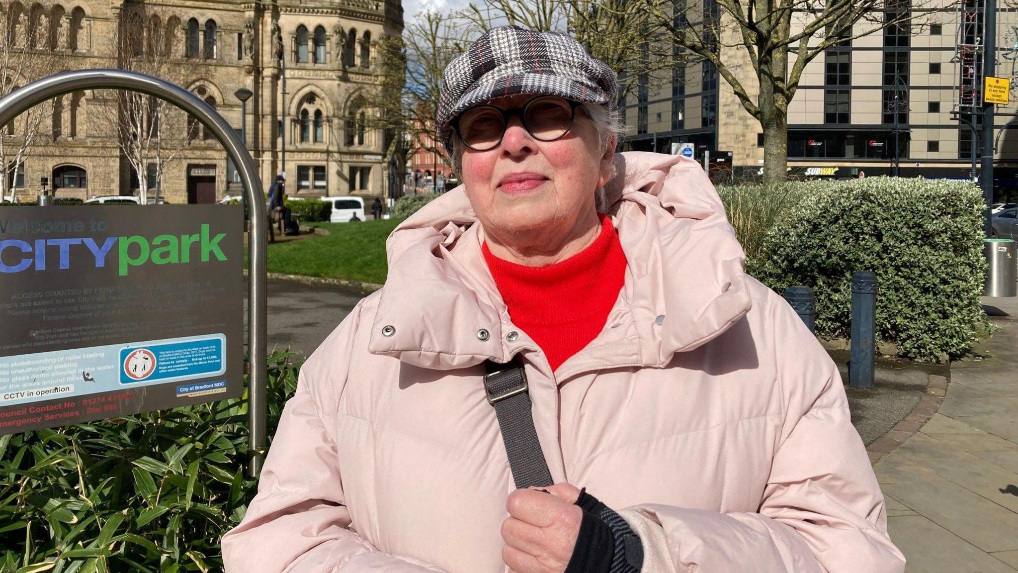 Campaigner Susan Clarkson in Hall Ings, Bradford. 