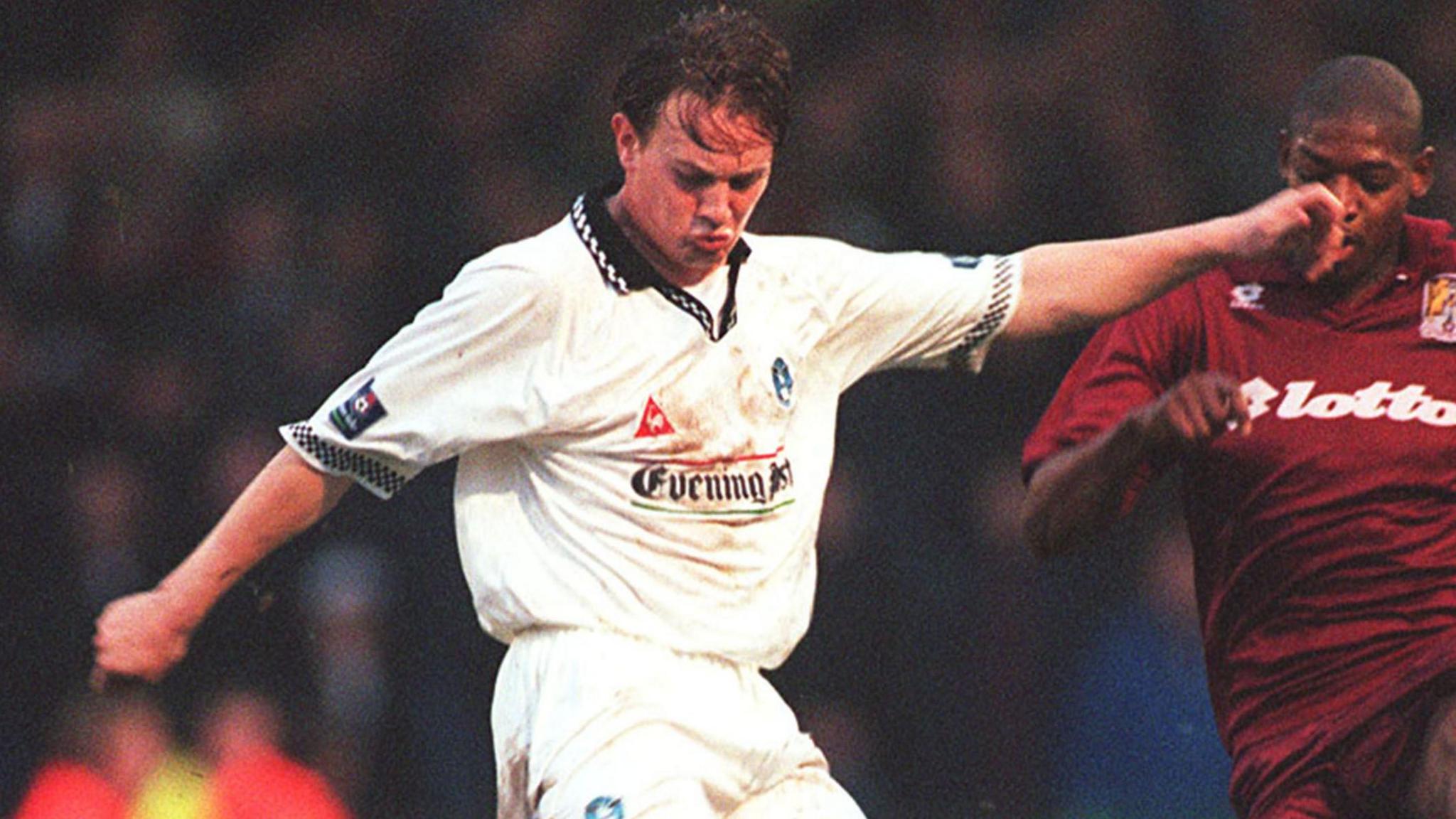 Kristian O'Leary in action in 1996 