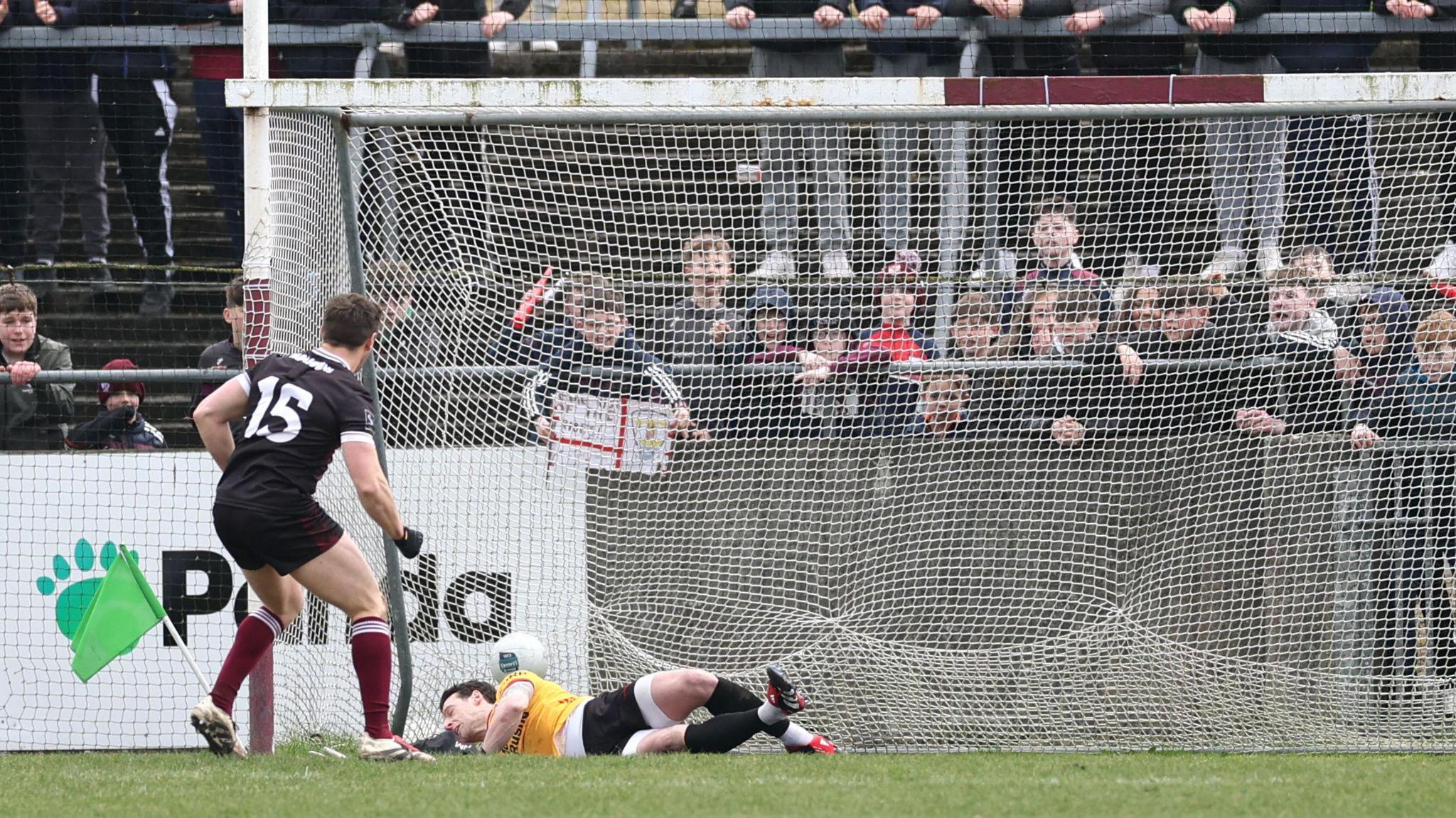 Shane Walsh scores a penalty