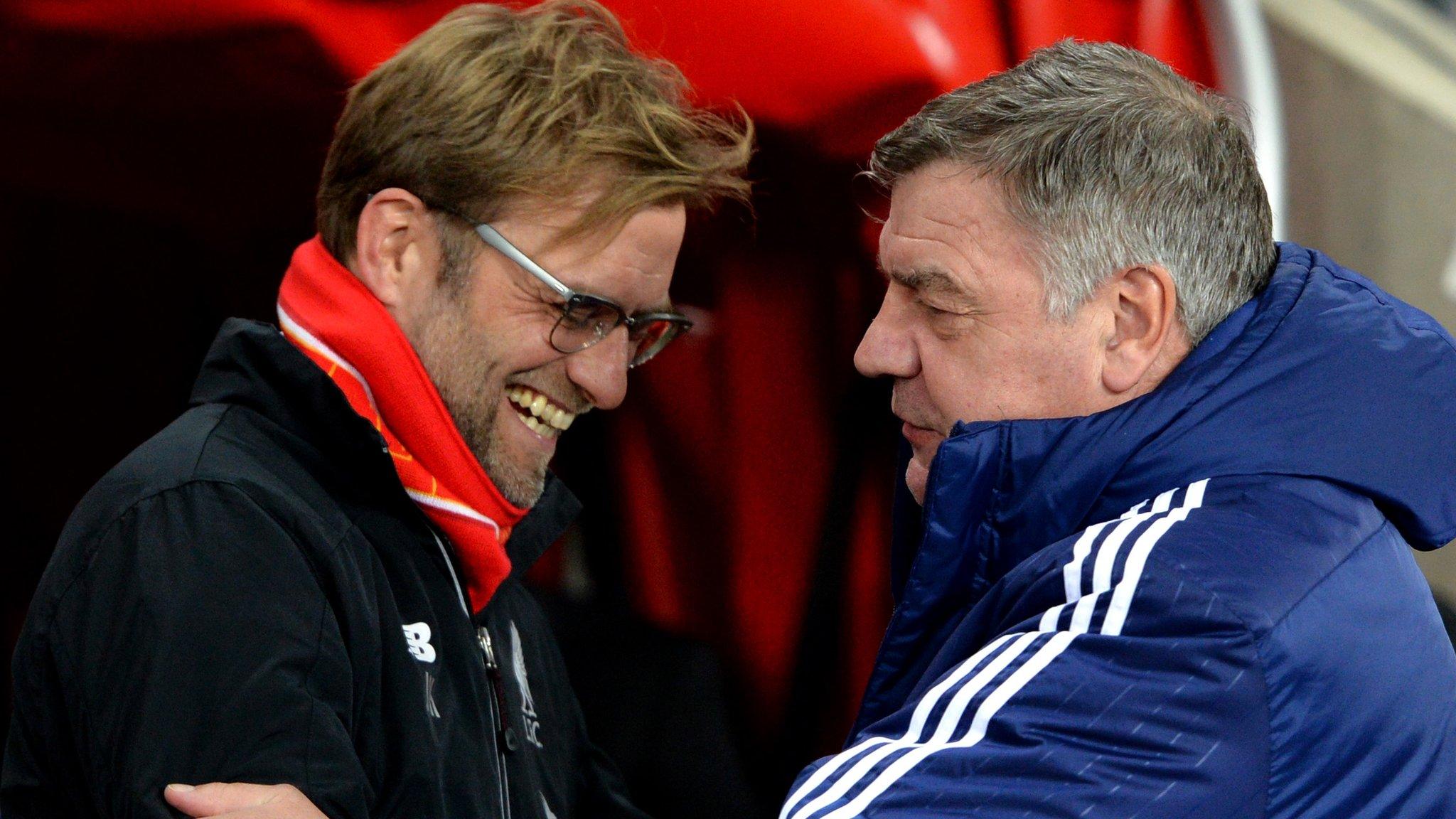 Jurgen Klopp and Sam Allardyce