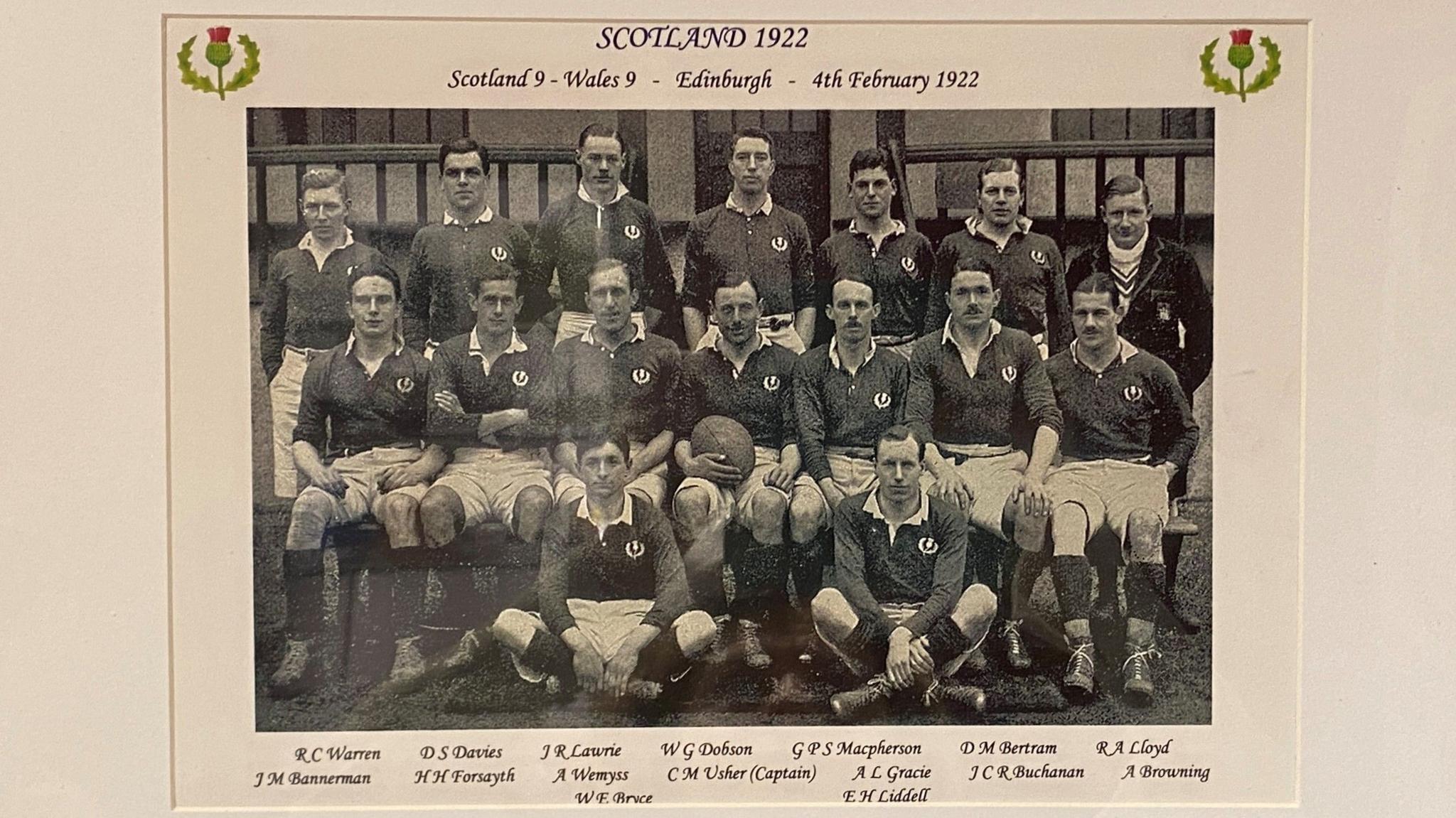 Sgioba Rugbaidh na h-Alba 1922