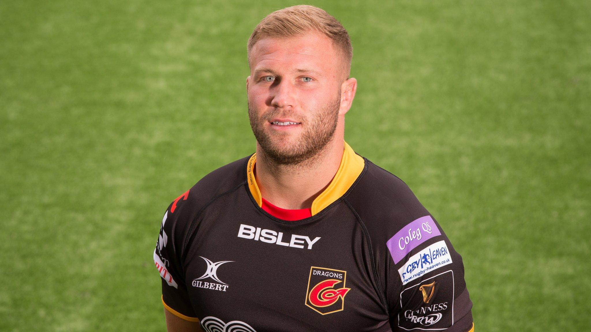 Ross Moriarty in Dragons kit