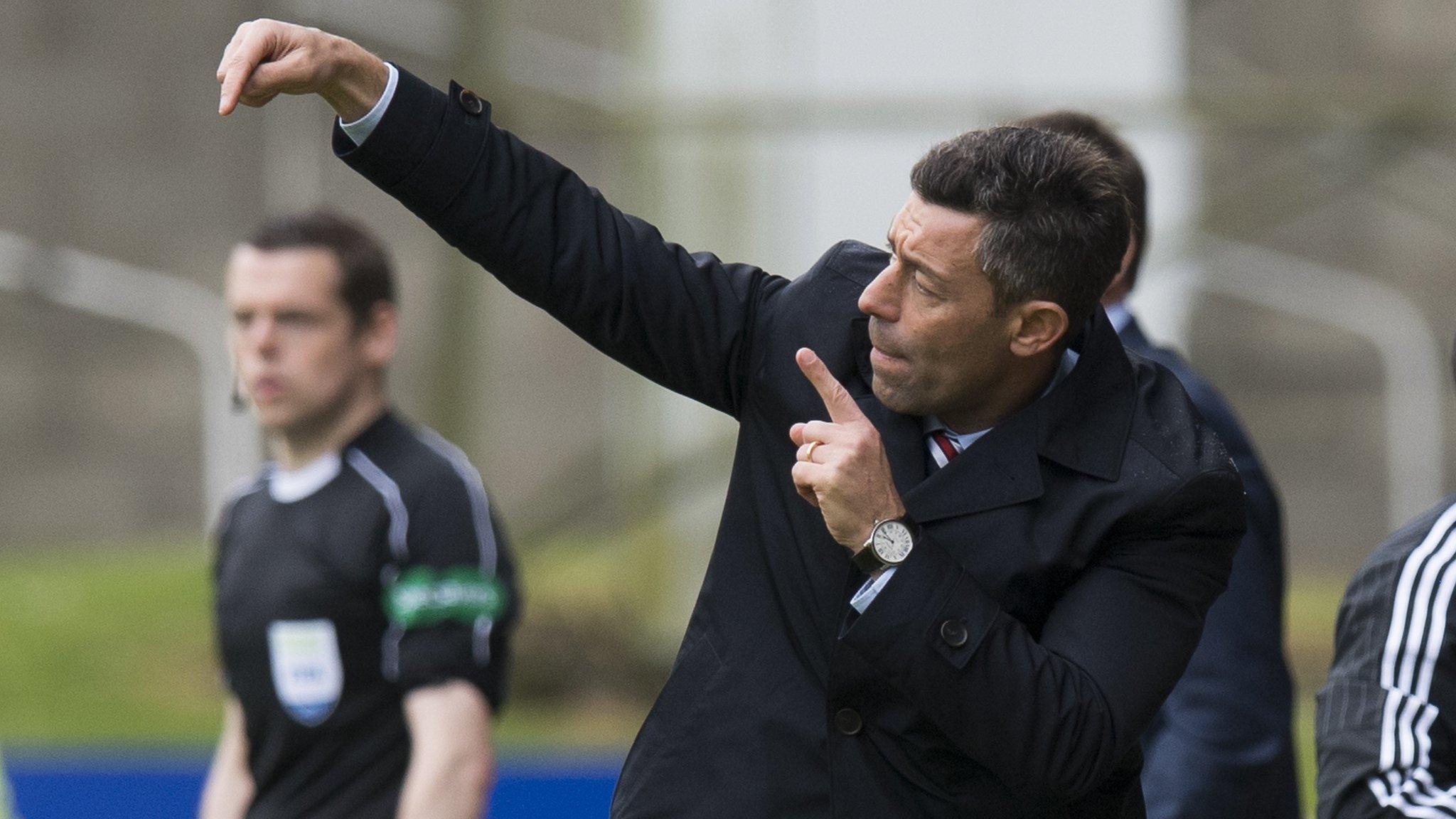 Rangers manager Pedro Caixinha