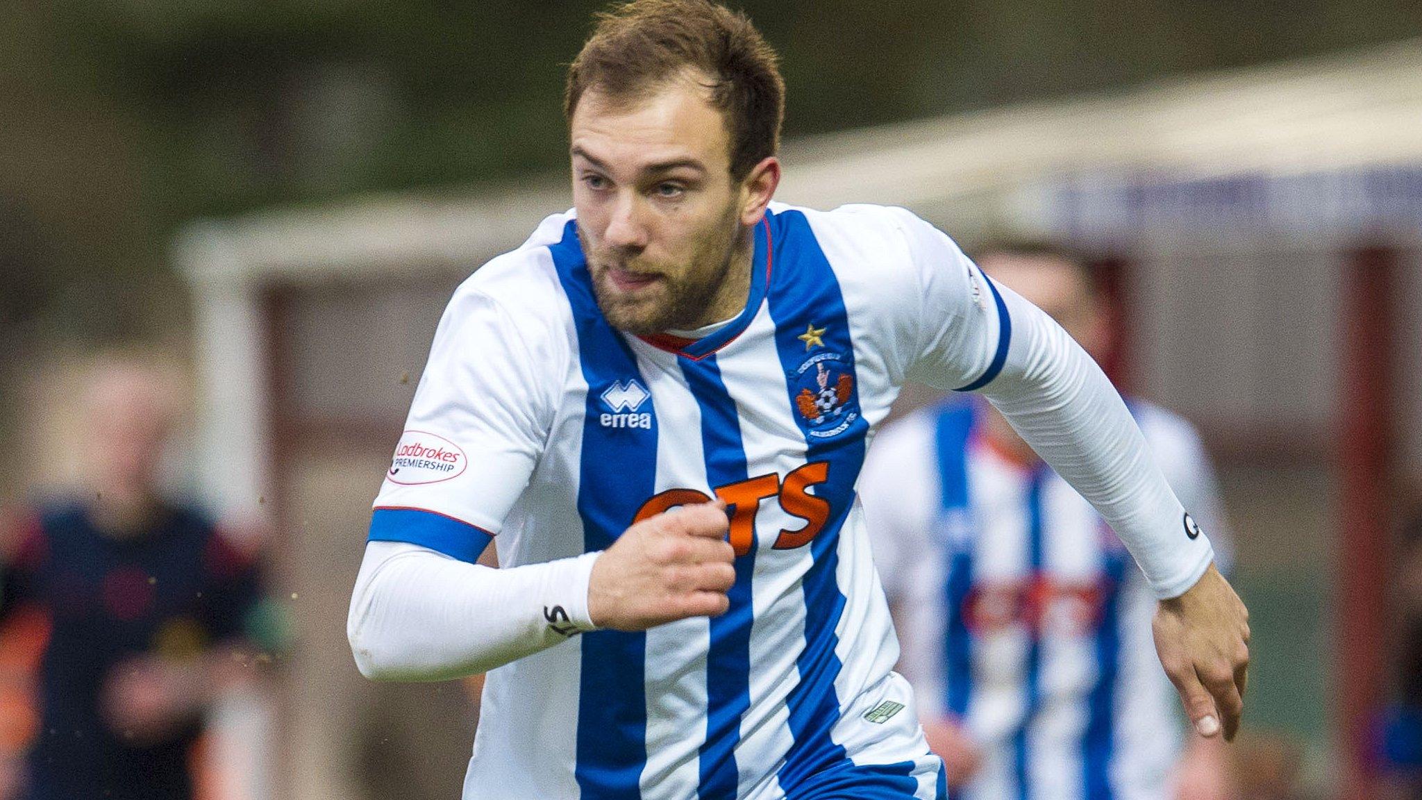 Conrad Balatoni in action for Kilmarnock